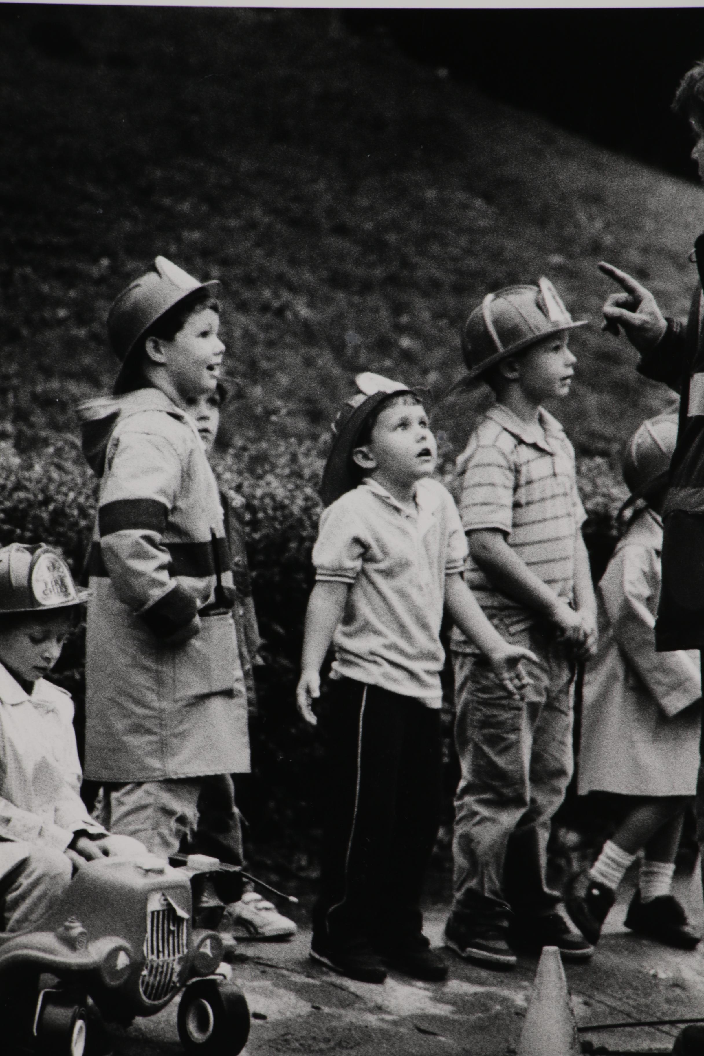 William D. Wade Silver Gelatin Photograph "Teaching a Lesson"