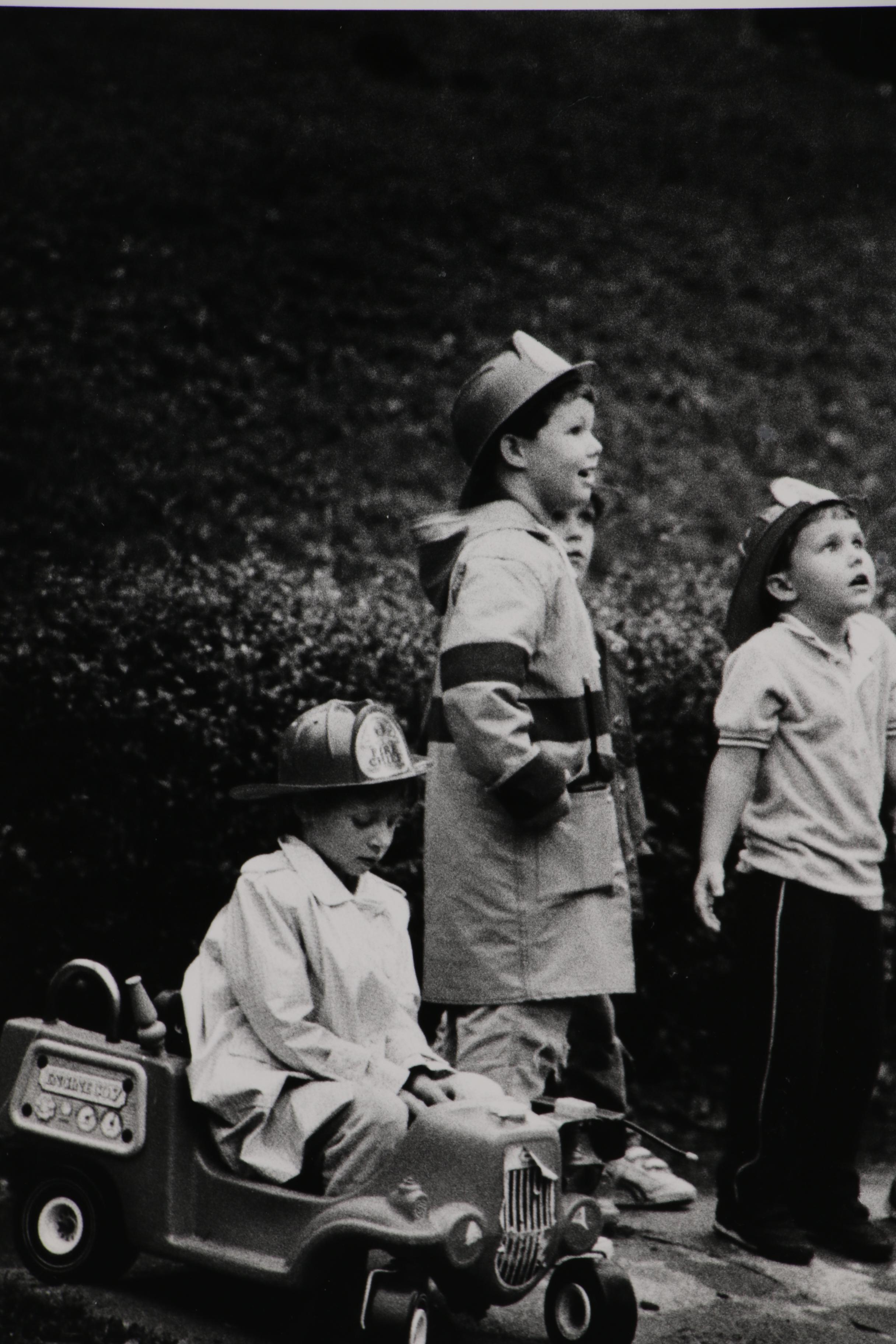 William D. Wade Silver Gelatin Photograph "Teaching a Lesson"