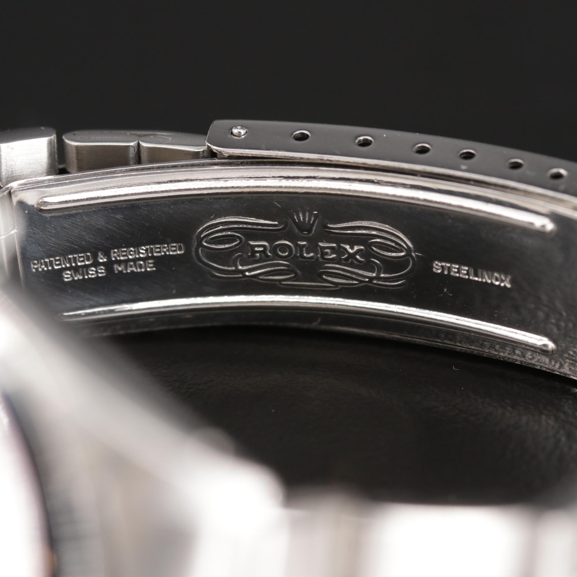 Rolex Datejust Stainless Steel and Diamond Dial Automatic Watch, 1966