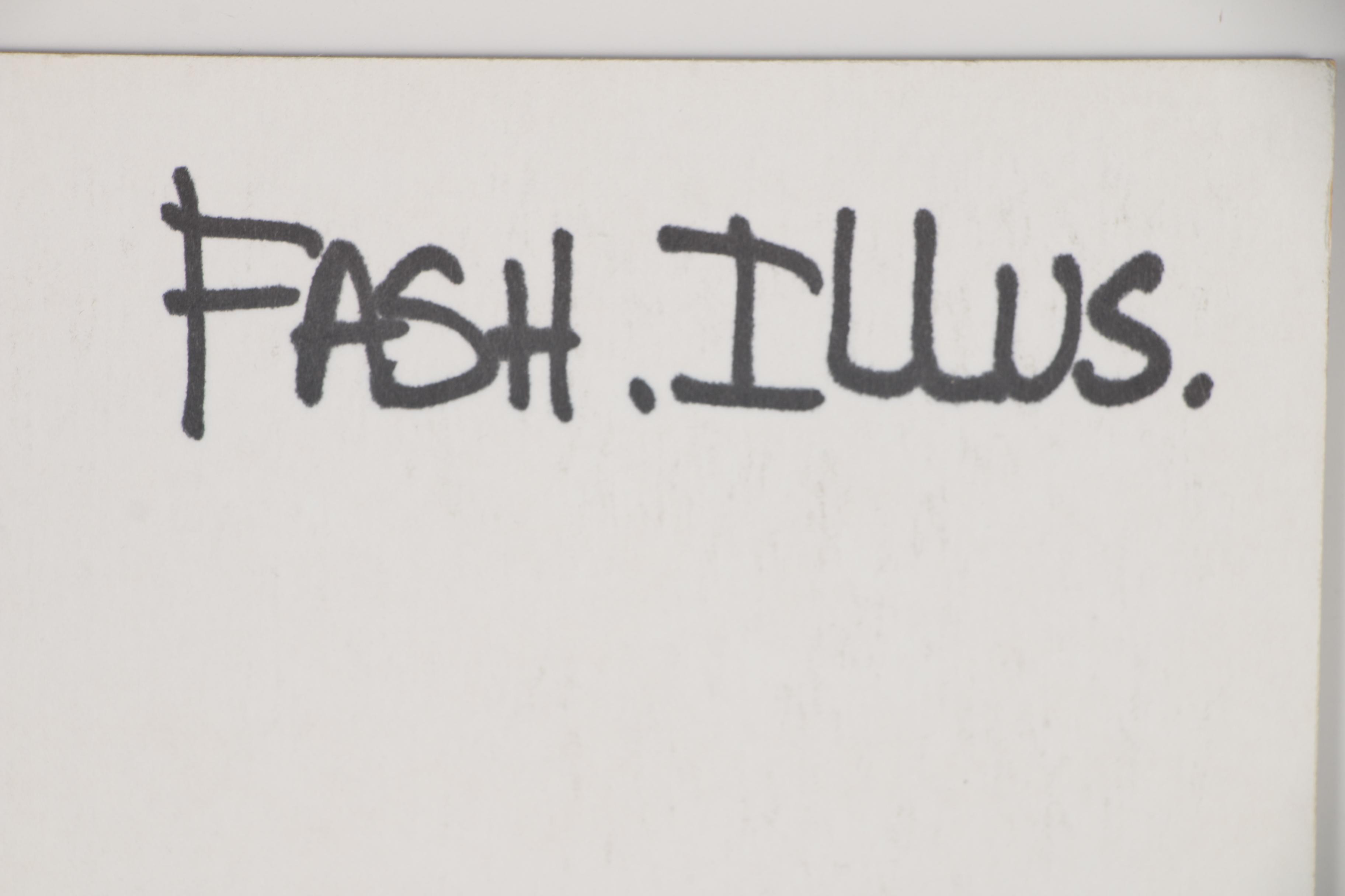 William D. Wade Cibachrome Photograph "Fashion and Illustration", Circa 1980