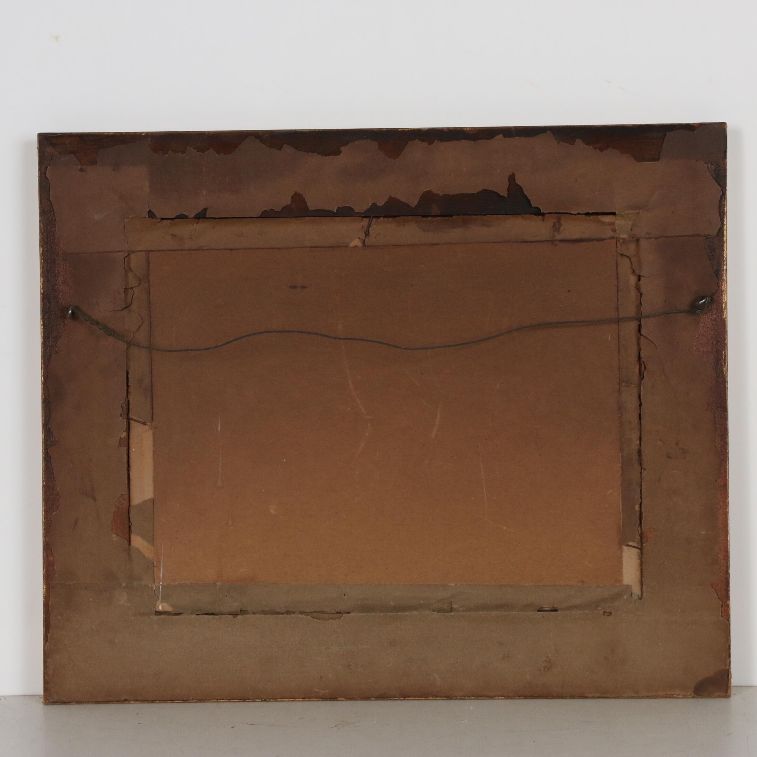 John Prentiss Benson Beachside Oil Painting, 1923