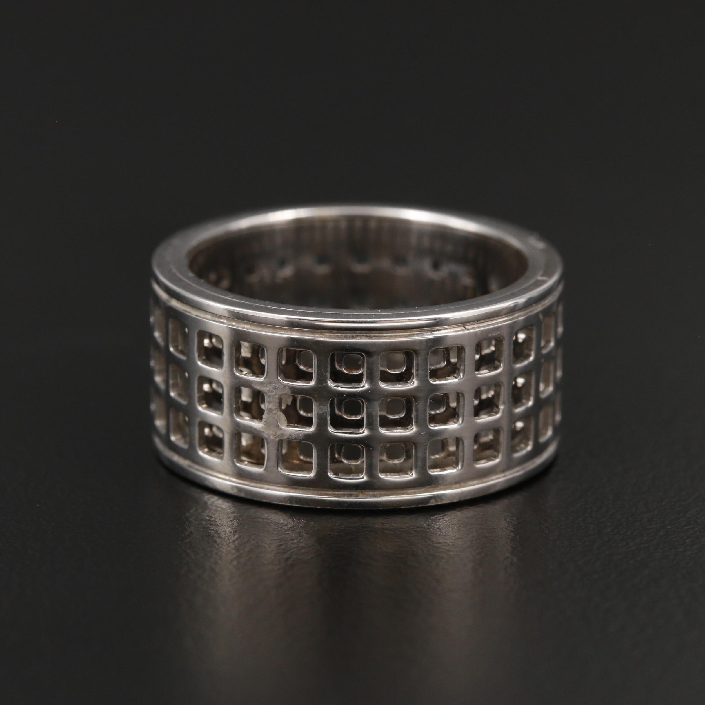 Gucci 18K White Gold Spinner Ring