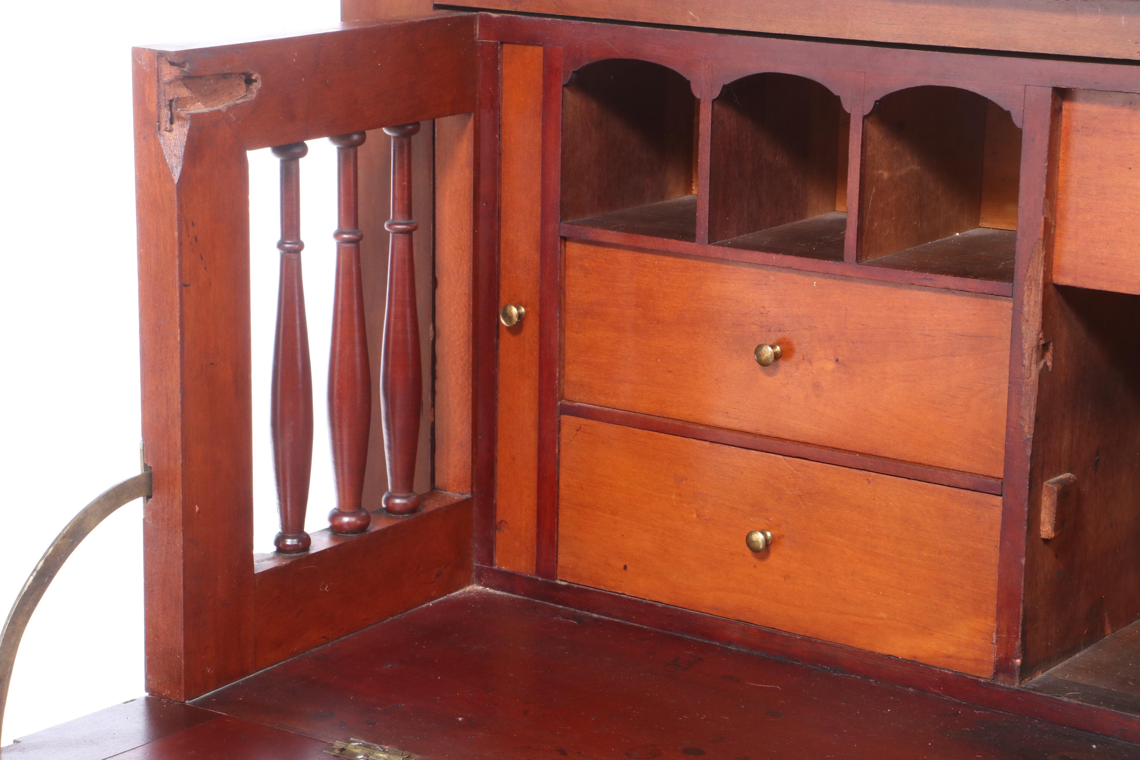 American Late Federal Cherry Butler's Chest, Early 19th Century