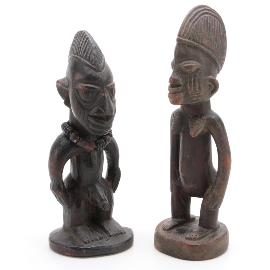 African Yoruba Style Ibeji Figures