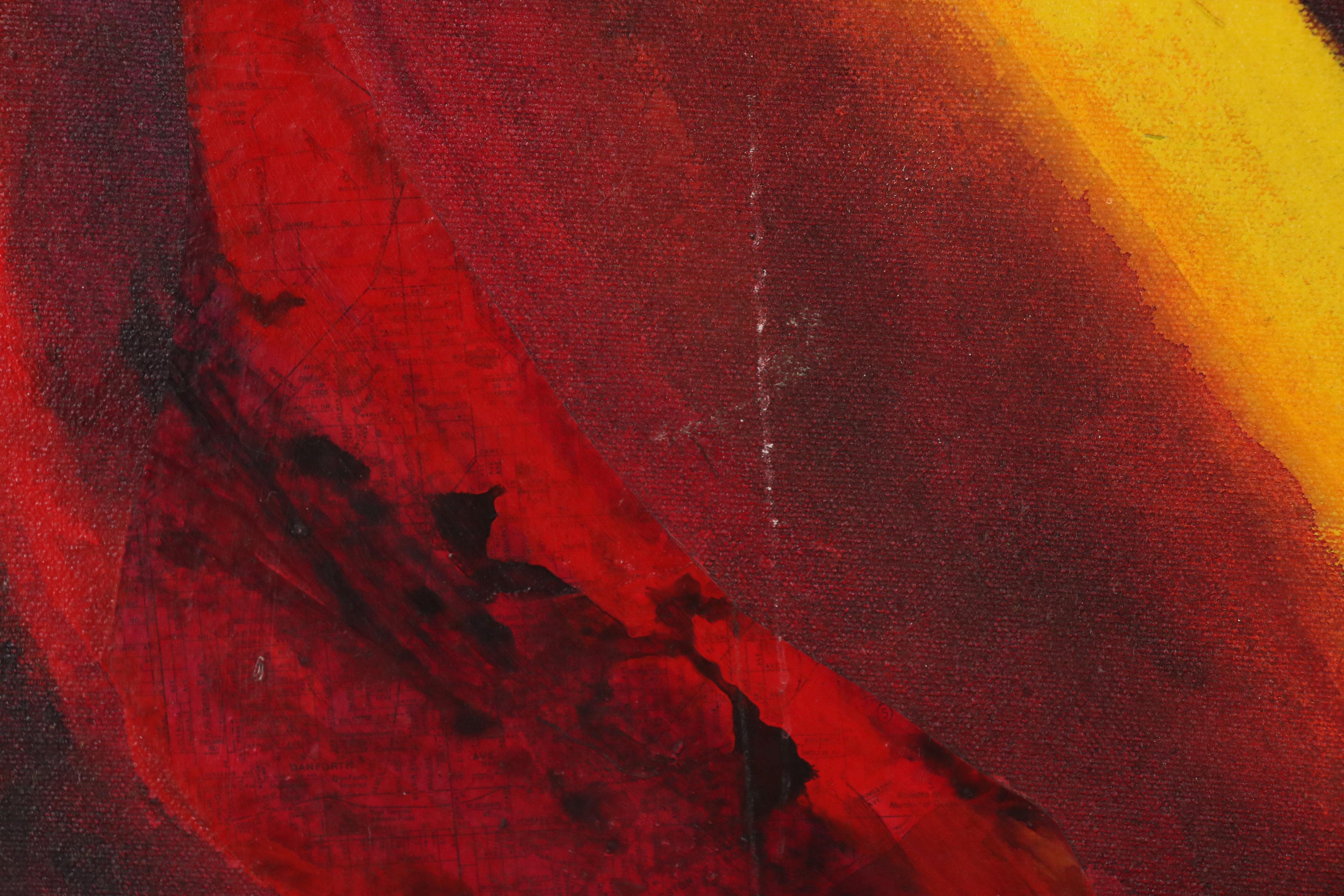 Lauren Renzetti Mixed Media Acrylic Painting "Passion"