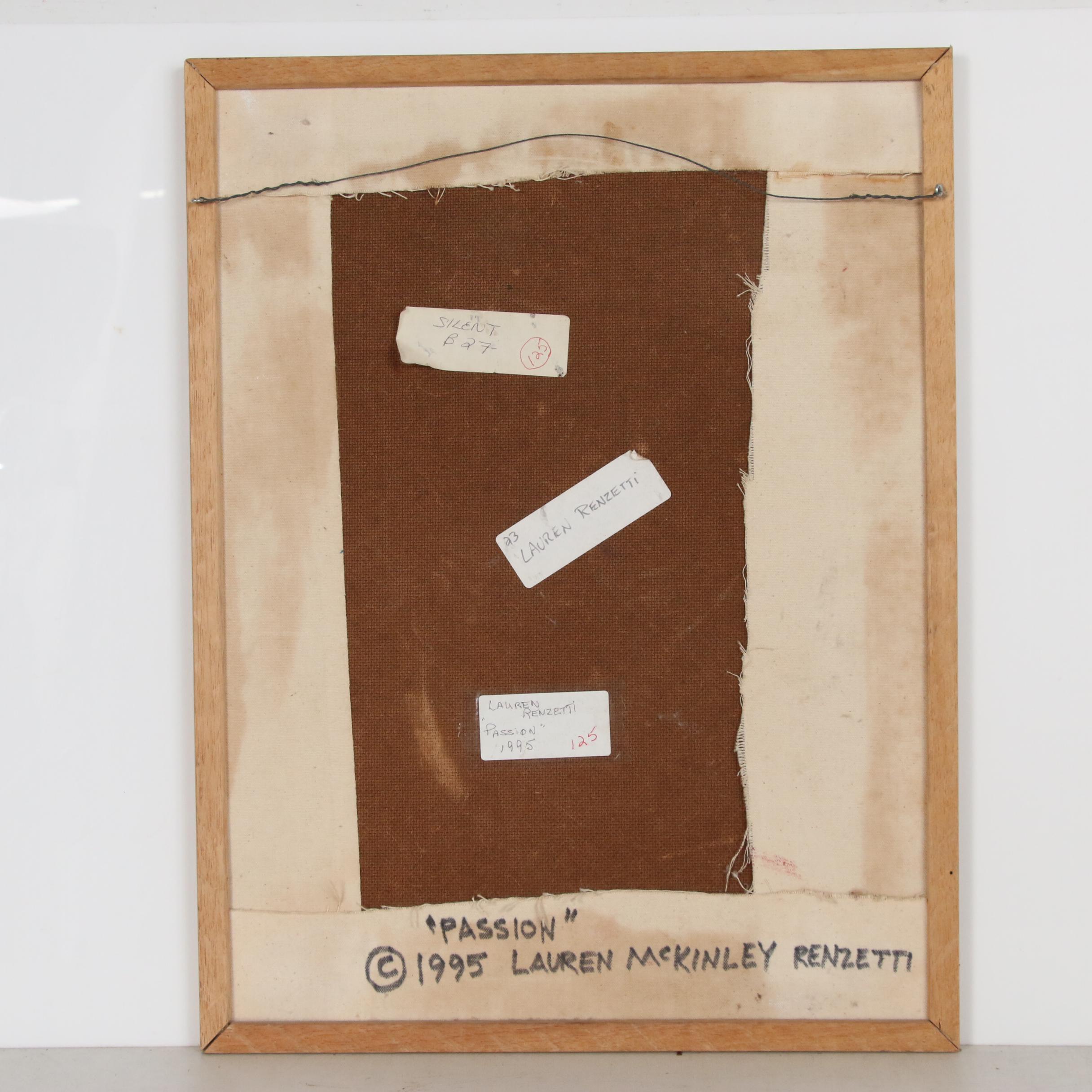 Lauren Renzetti Mixed Media Acrylic Painting "Passion"