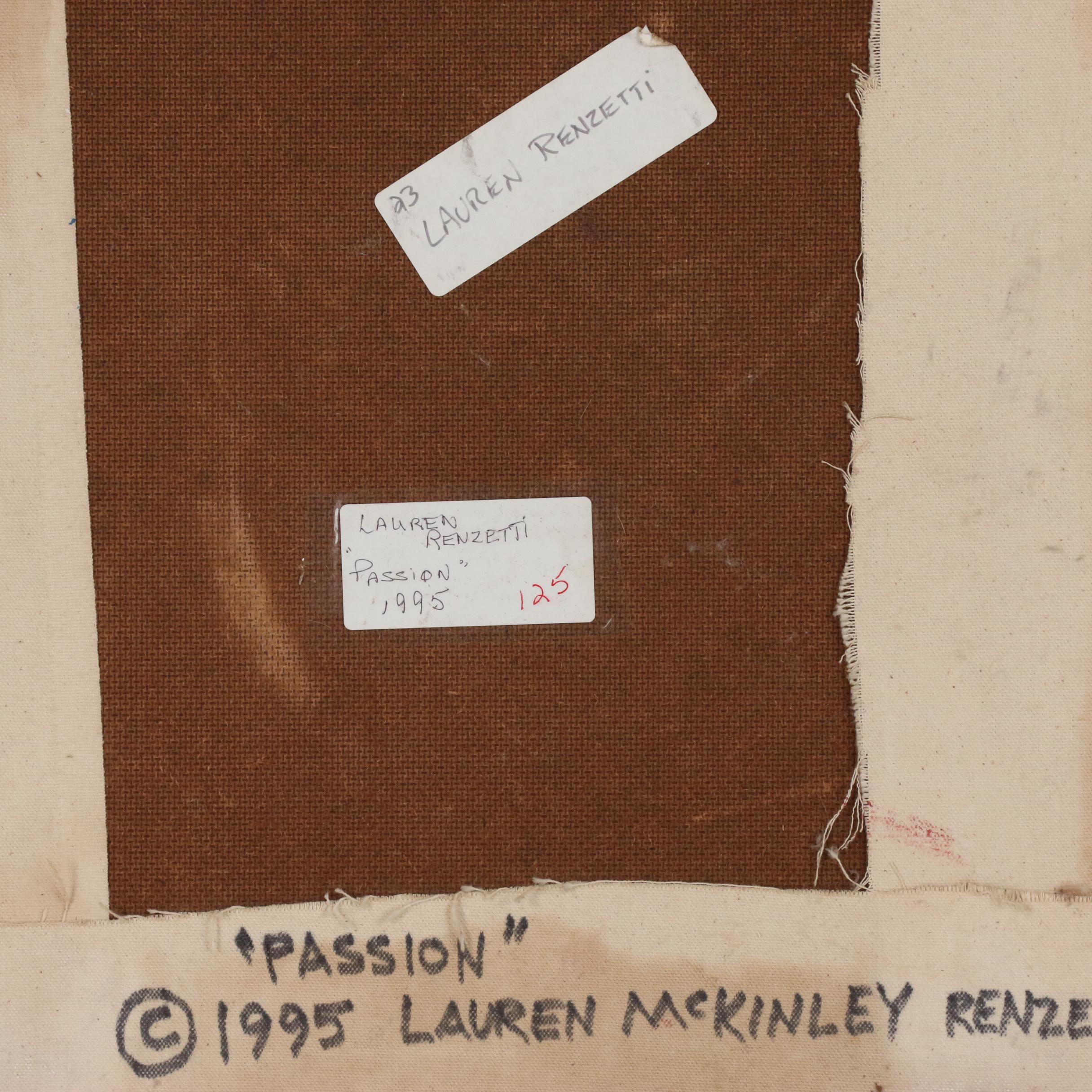 Lauren Renzetti Mixed Media Acrylic Painting "Passion"