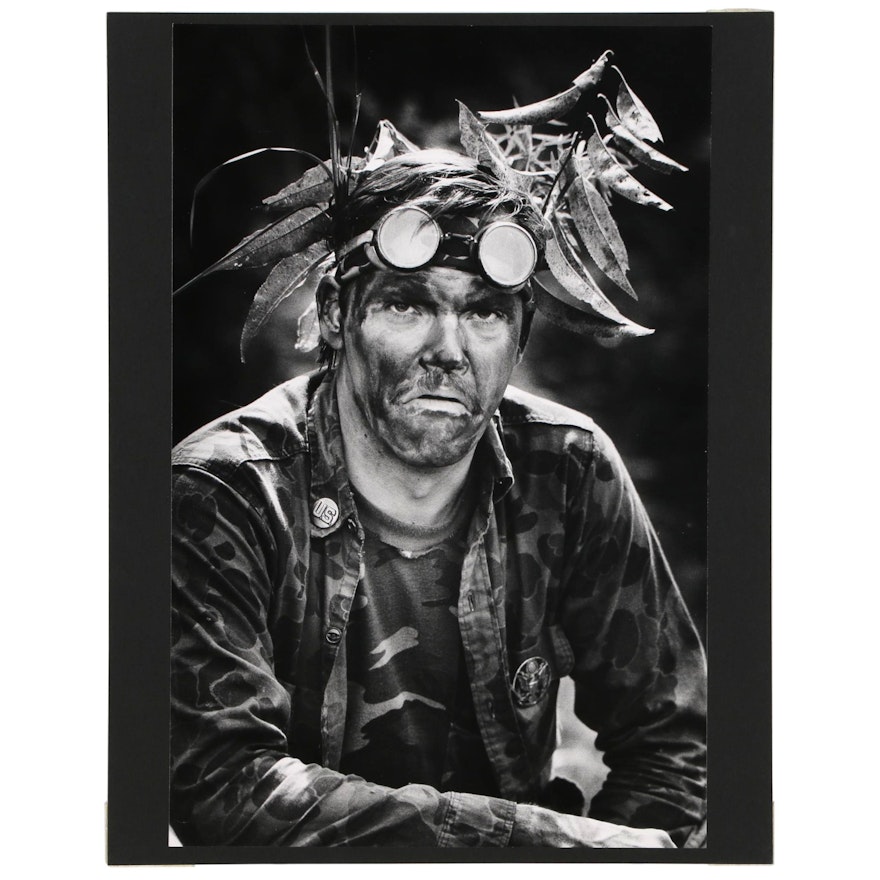 William D. Wade Silver Gelatin Photograph "Weekend War Games Player", 1985