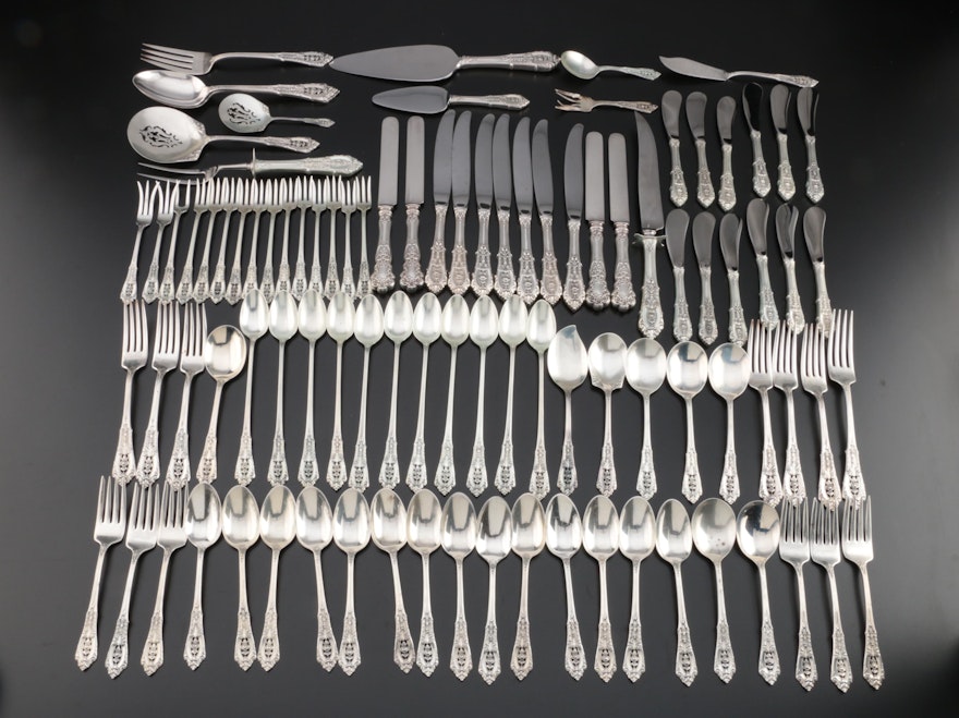 Wallace "Rose Point" Sterling Silver Flatware and Serving Utensils and More