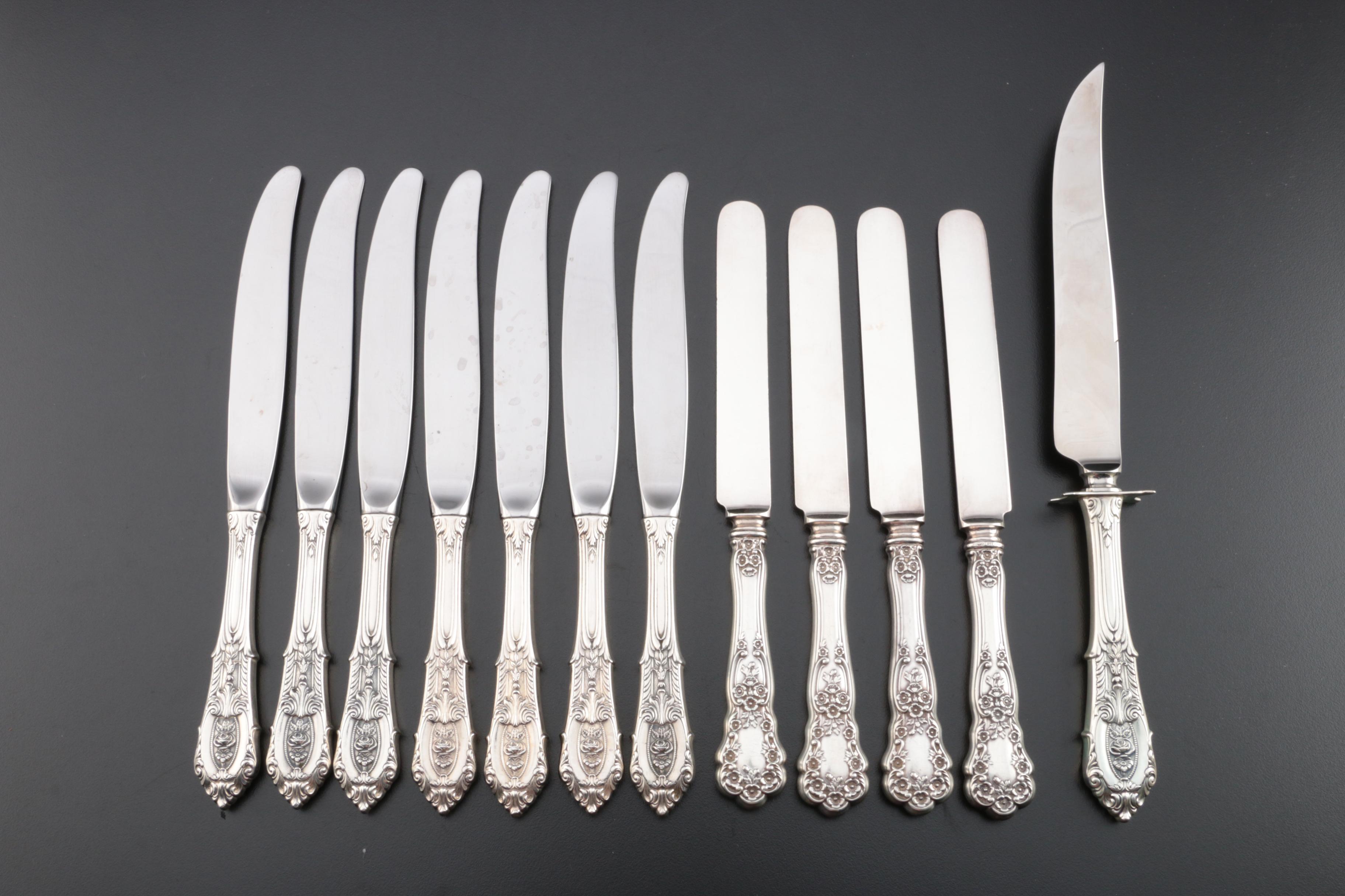 Wallace "Rose Point" Sterling Silver Flatware and Serving Utensils and More