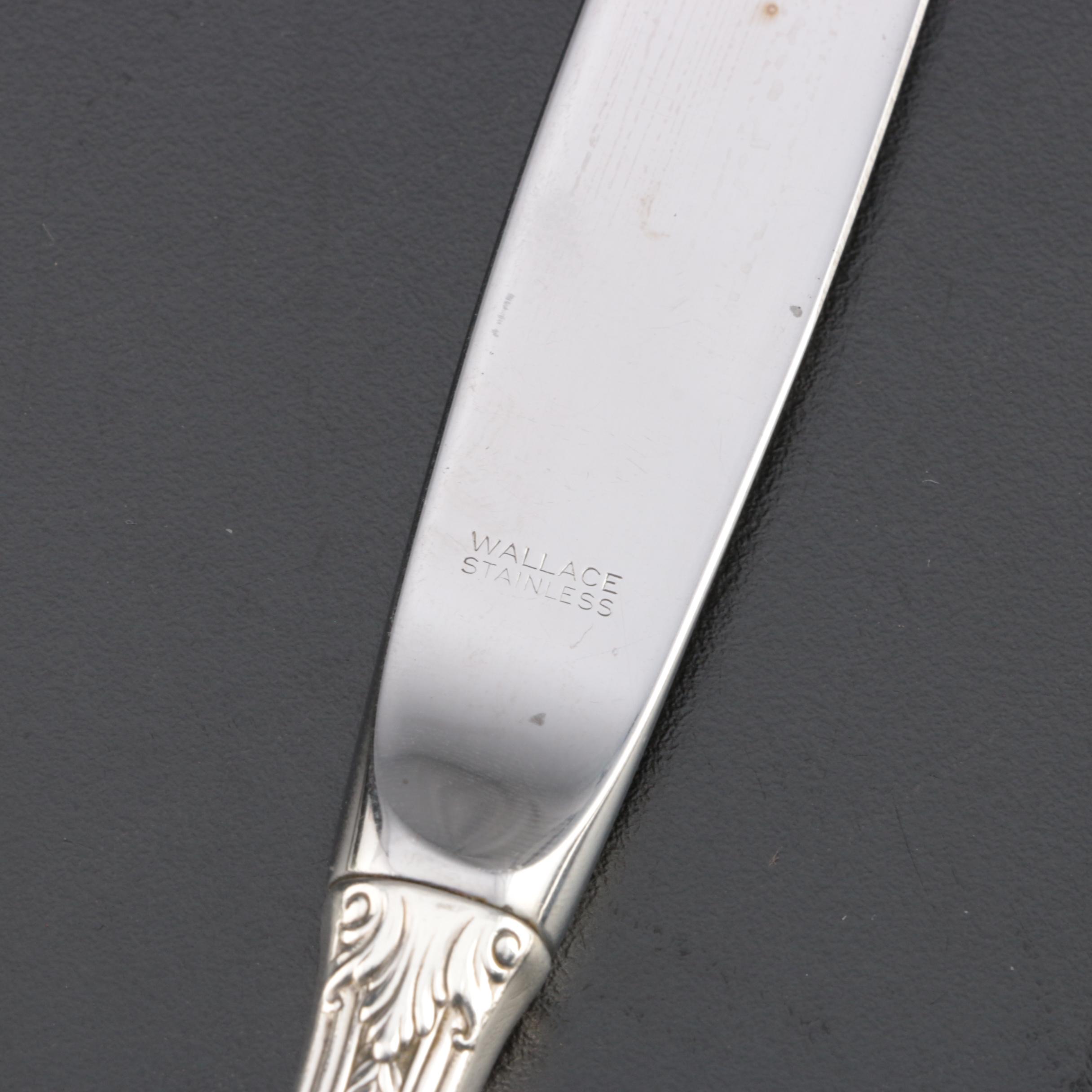 Wallace "Rose Point" Sterling Silver Flatware and Serving Utensils and More