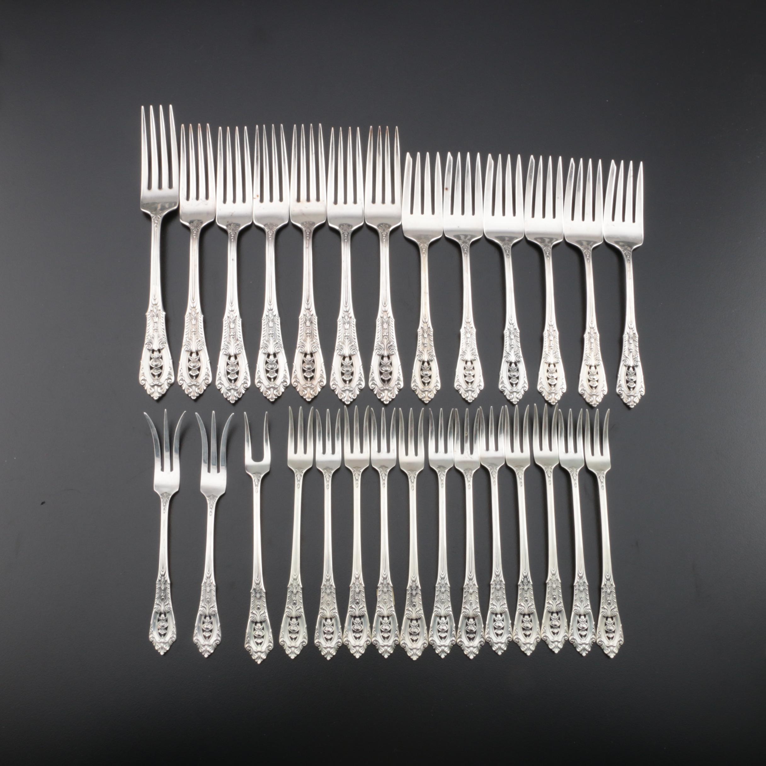 Wallace "Rose Point" Sterling Silver Flatware and Serving Utensils and More