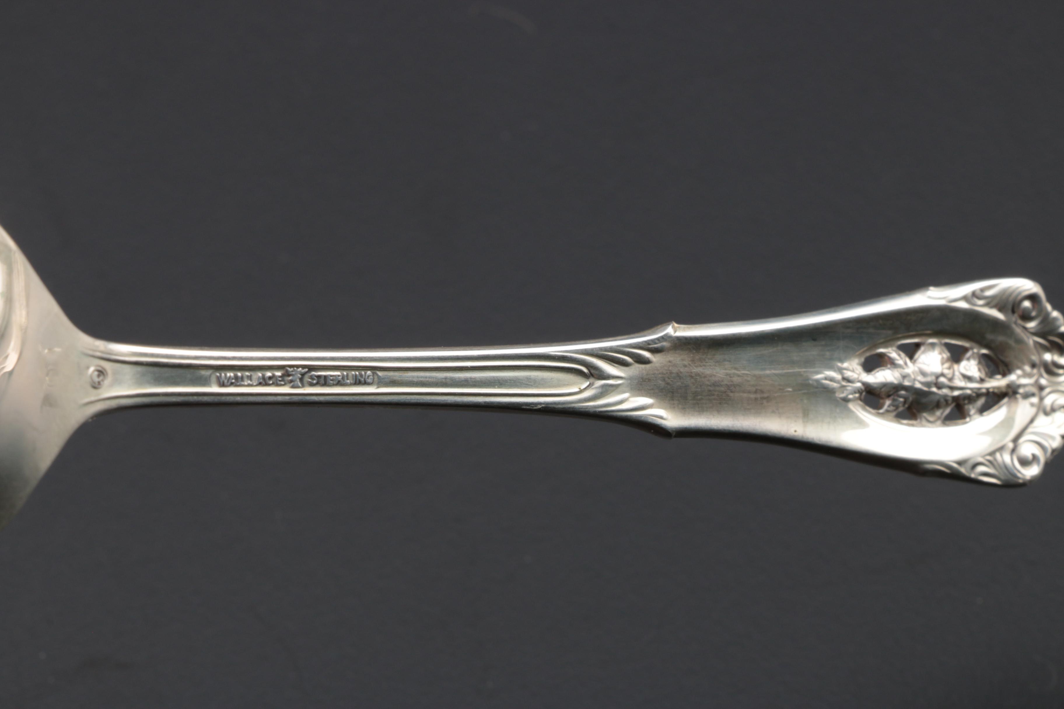 Wallace "Rose Point" Sterling Silver Flatware and Serving Utensils and More
