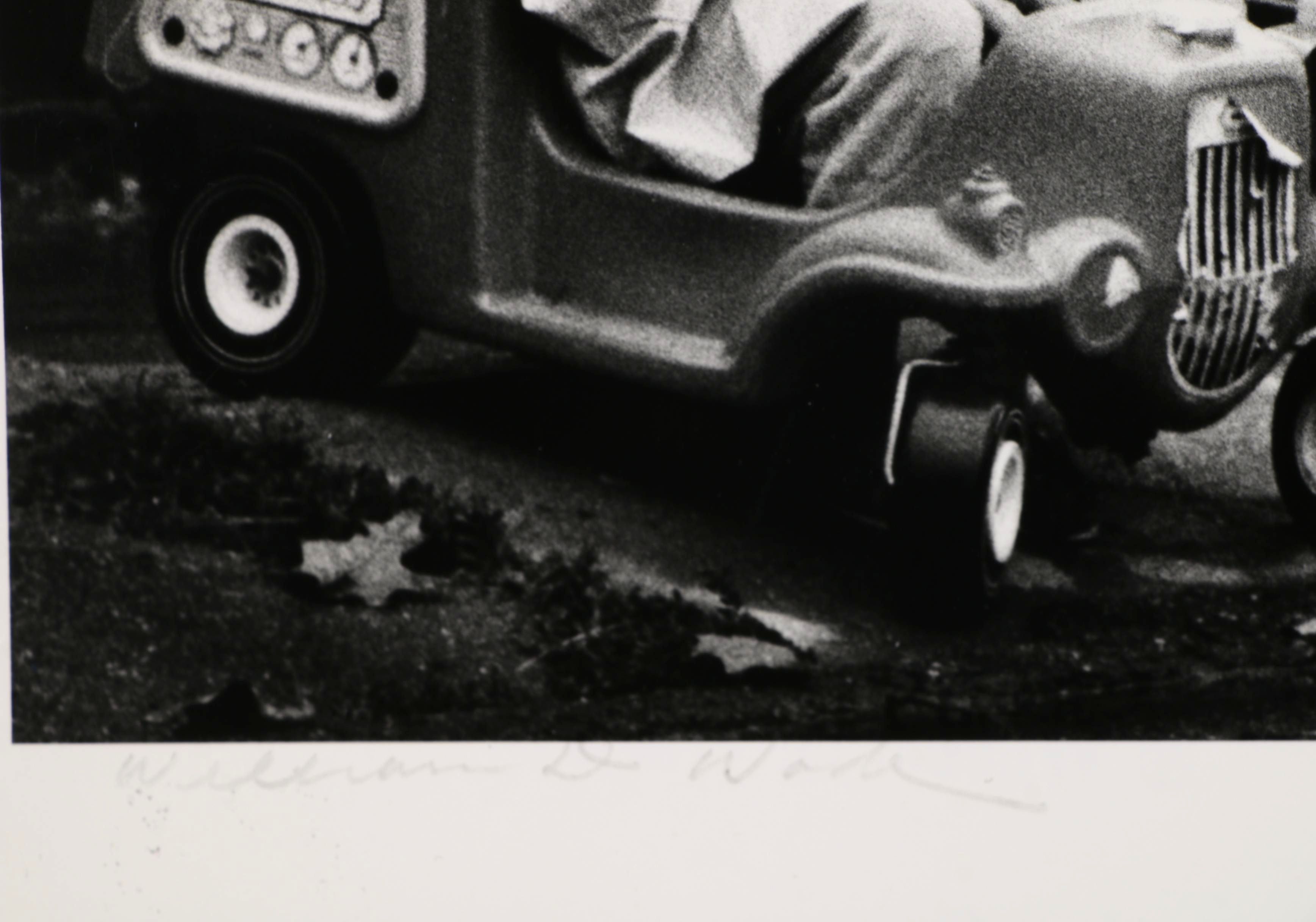 William D. Wade Silver Gelatin Photograph "Teaching a Lesson"