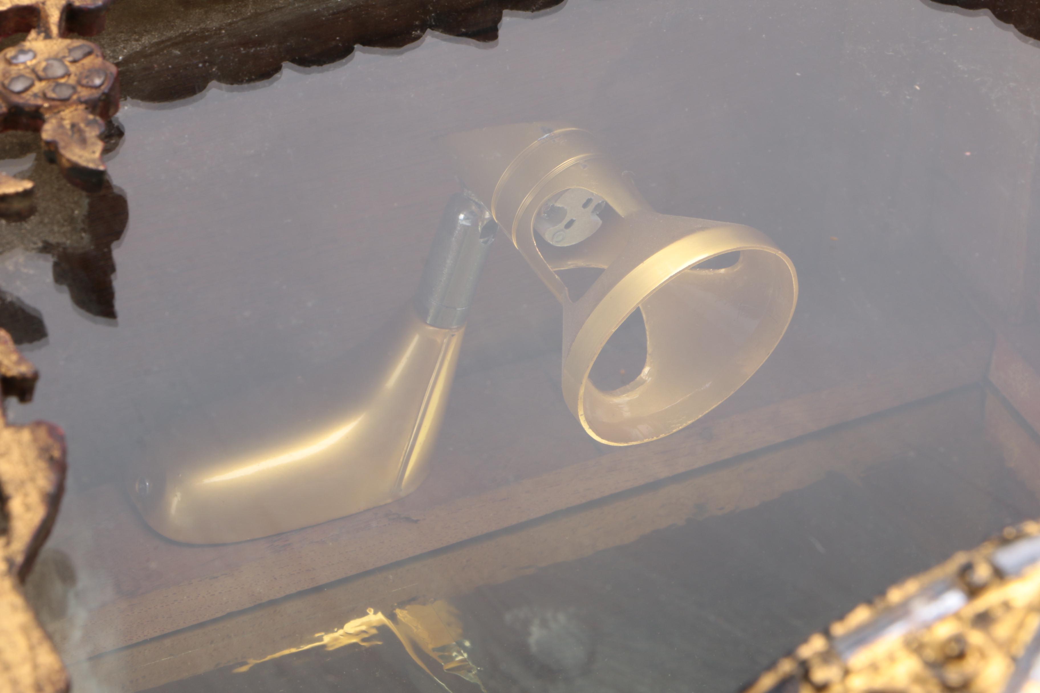 Thai Mandalay-Style Gilt and Glass-Decorated Tabletop Display Case