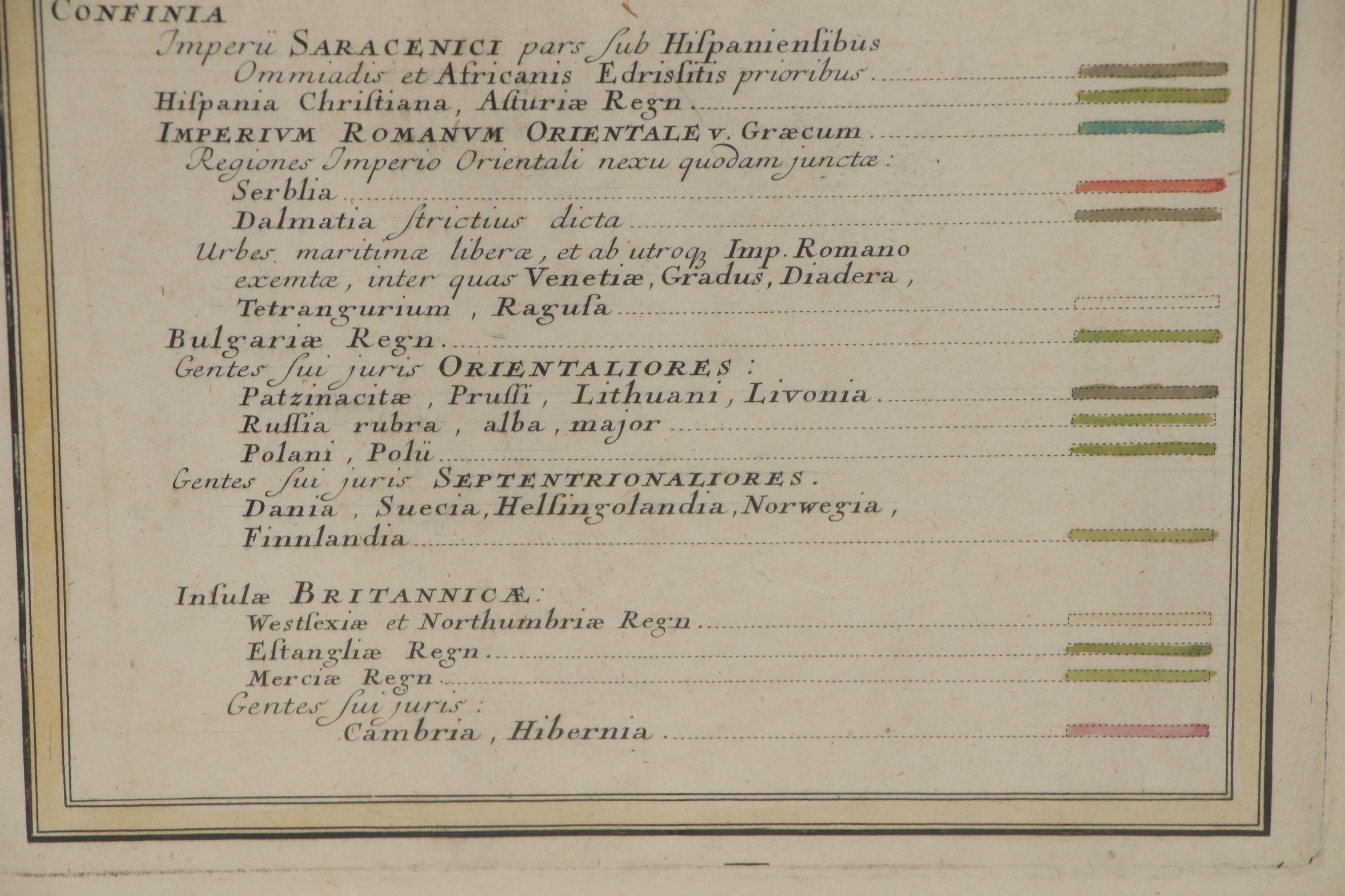 Homann Heirs Engraved Map of Holy Roman Empire under Charles V, circa 1750