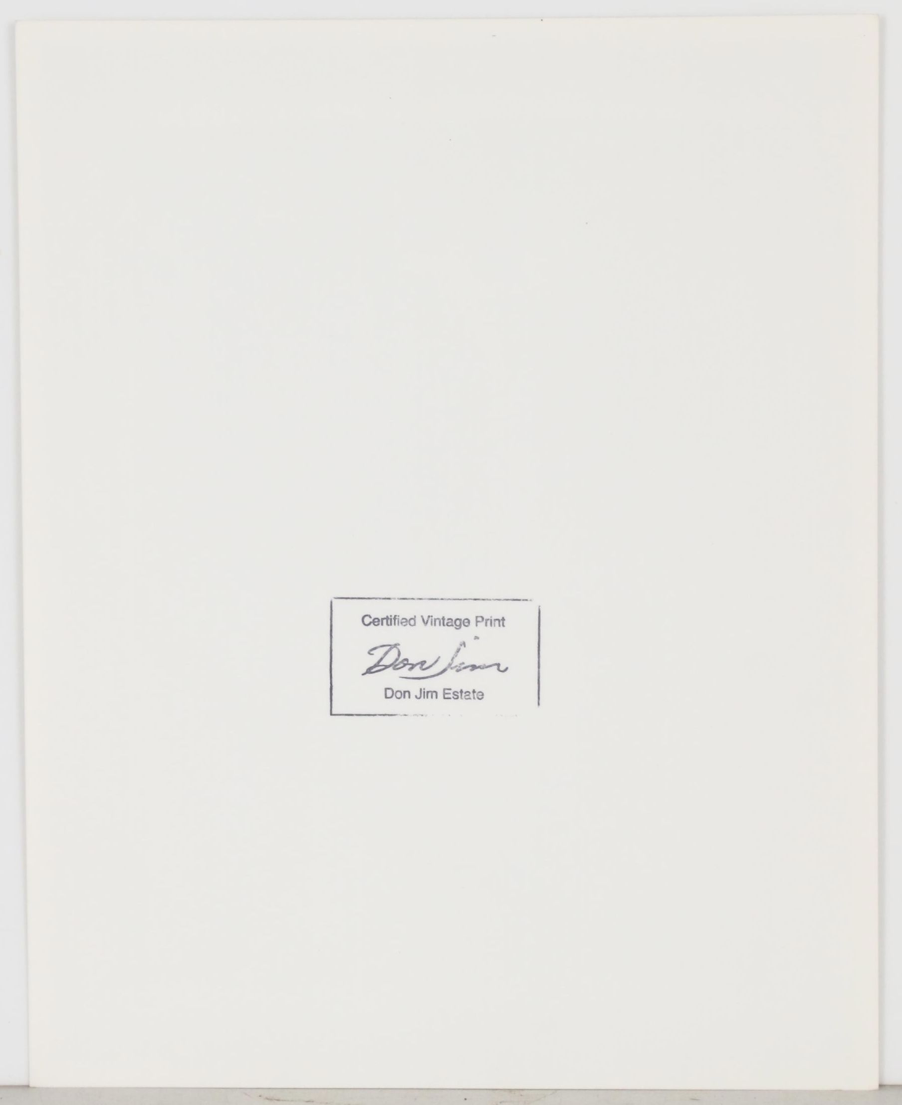 Don Jim Solarized Silver Gelatin Photograph from "Lavish Lola" Series