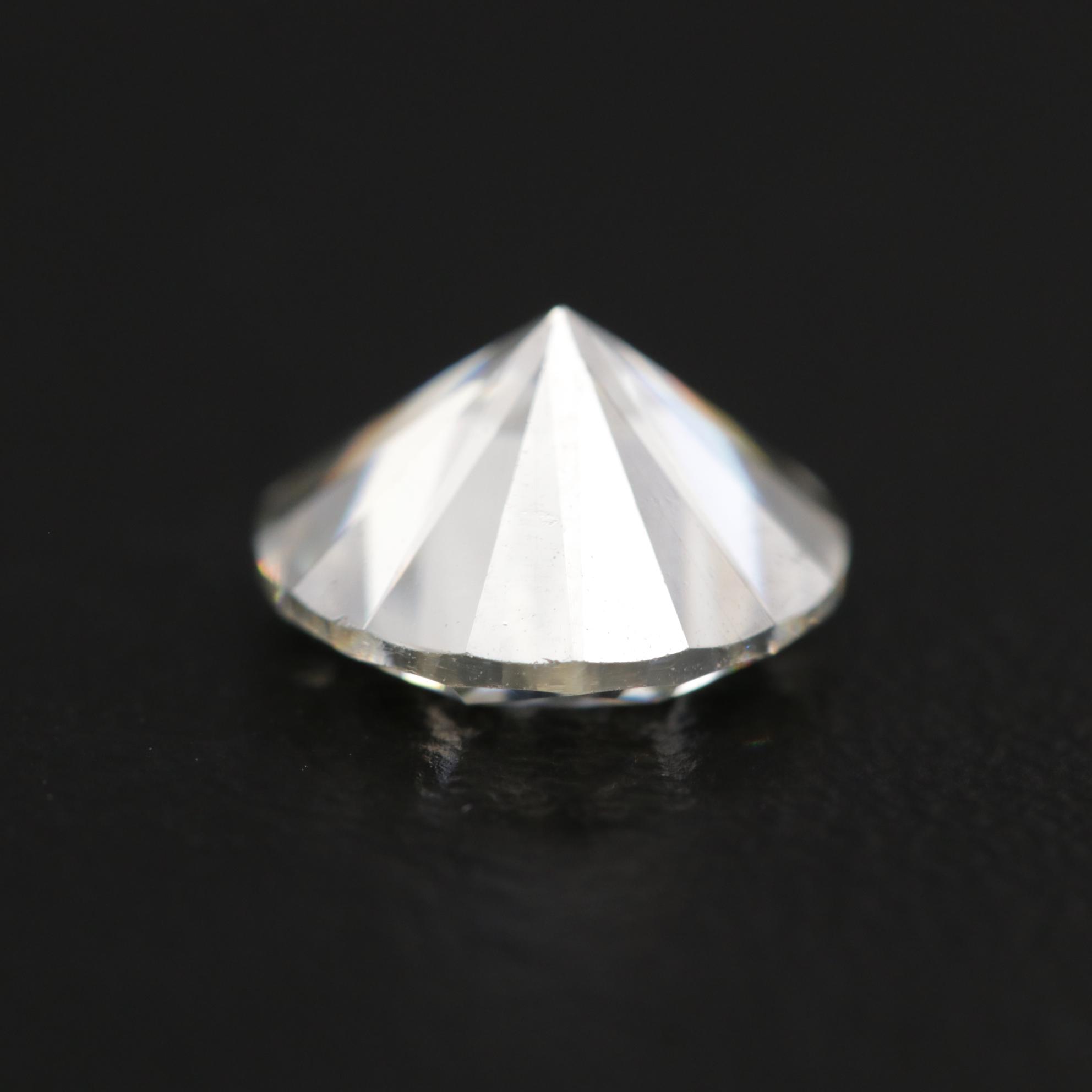 Loose 2.31 CT Round Faceted Moissanite
