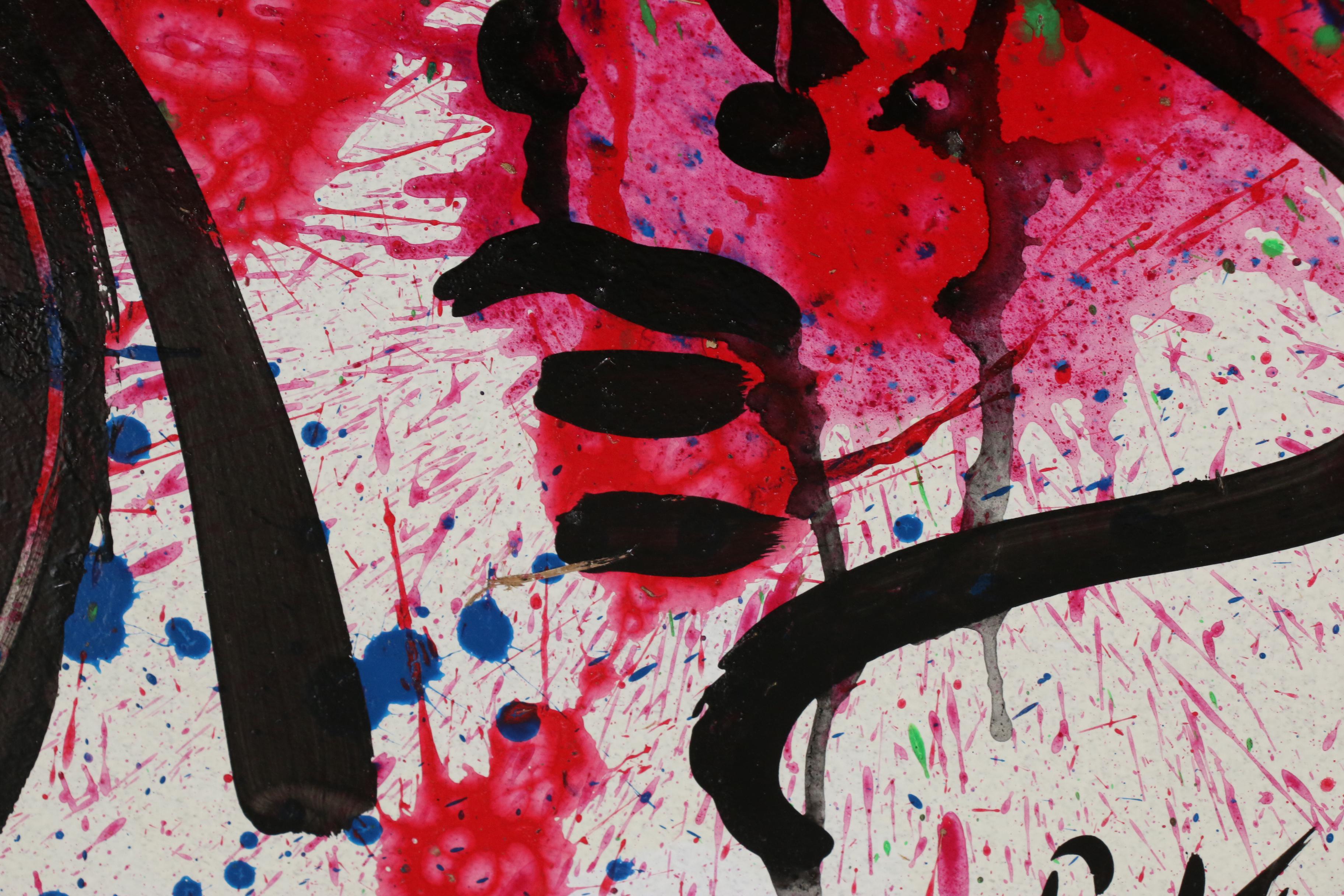 Peter Keil Abstract Expressionist Portrait Oil Painting