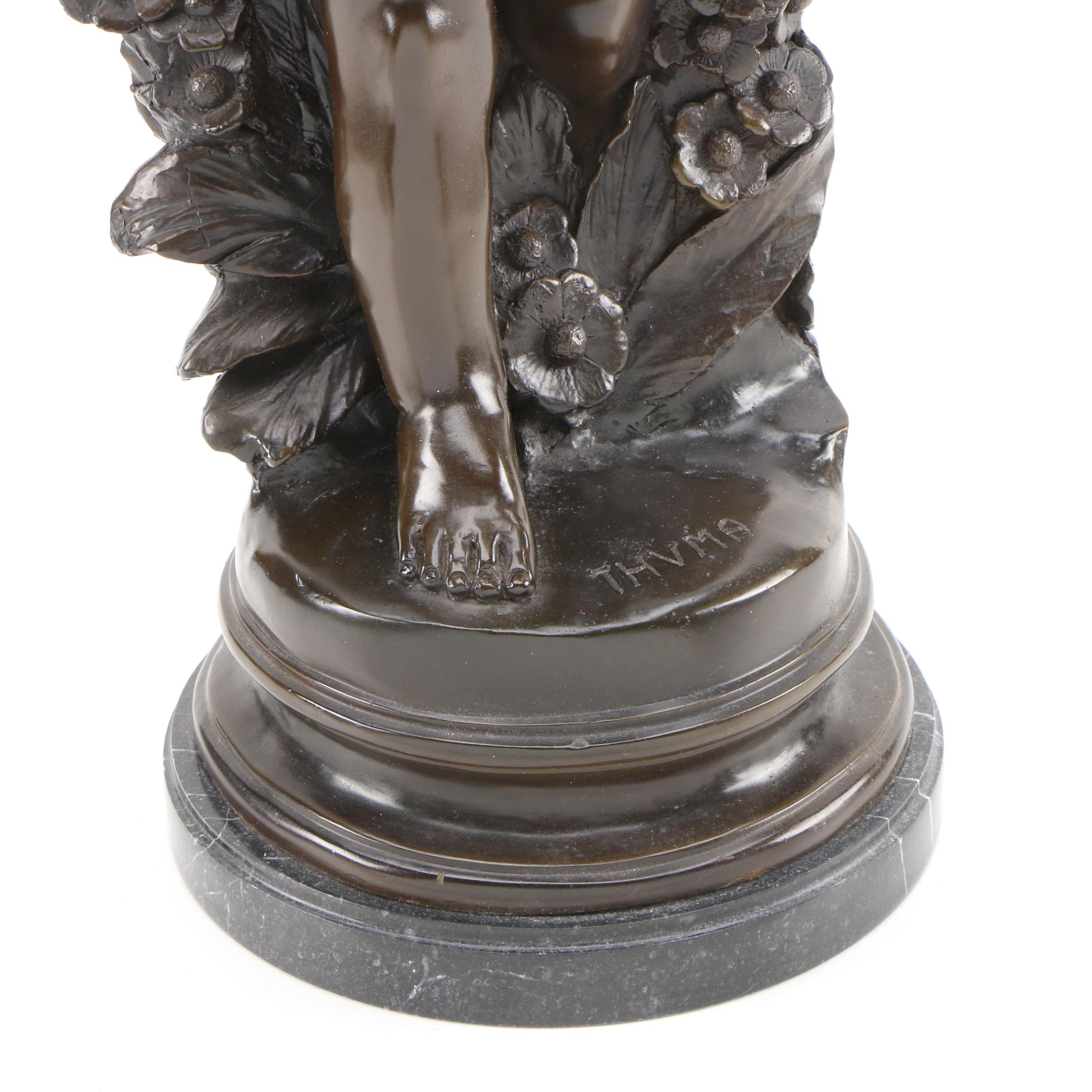 Friedrich Thuma Bronze Sculpture of Children