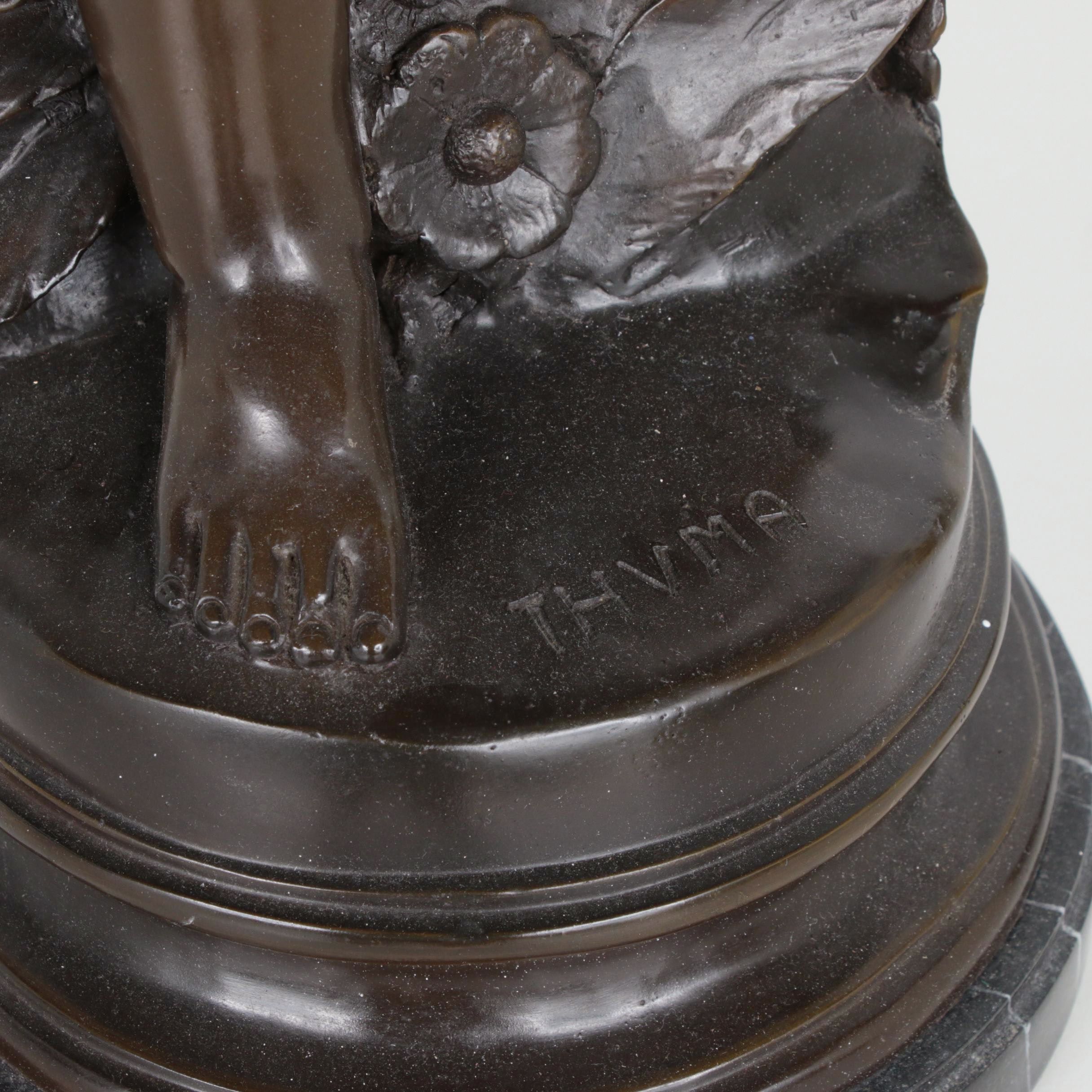 Friedrich Thuma Bronze Sculpture of Children