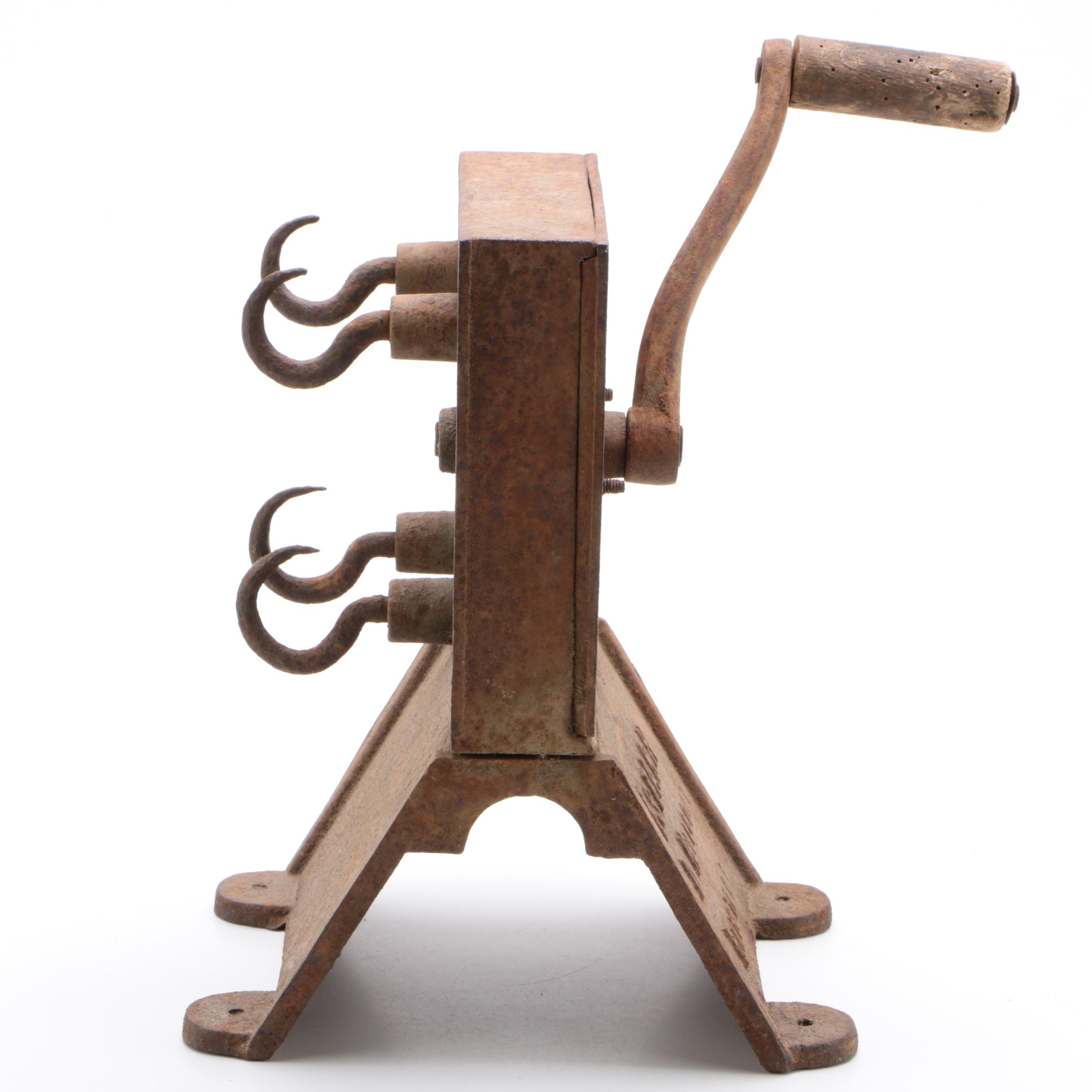 Antique French Rope Making Machine, Mid-19th Century