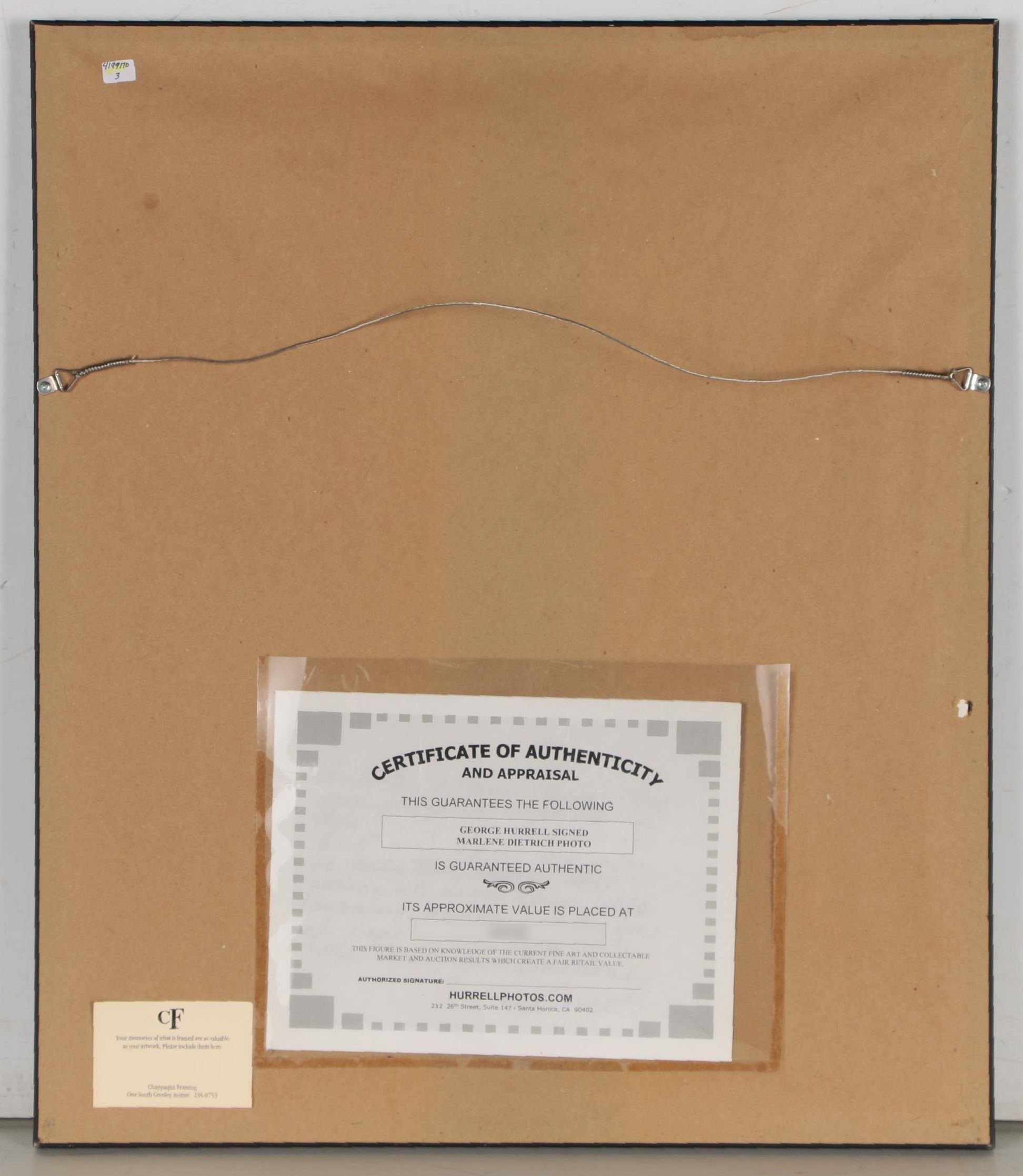 George Hurrell Silver Gelatin Photograph "Marlene Dietrich, 1933"