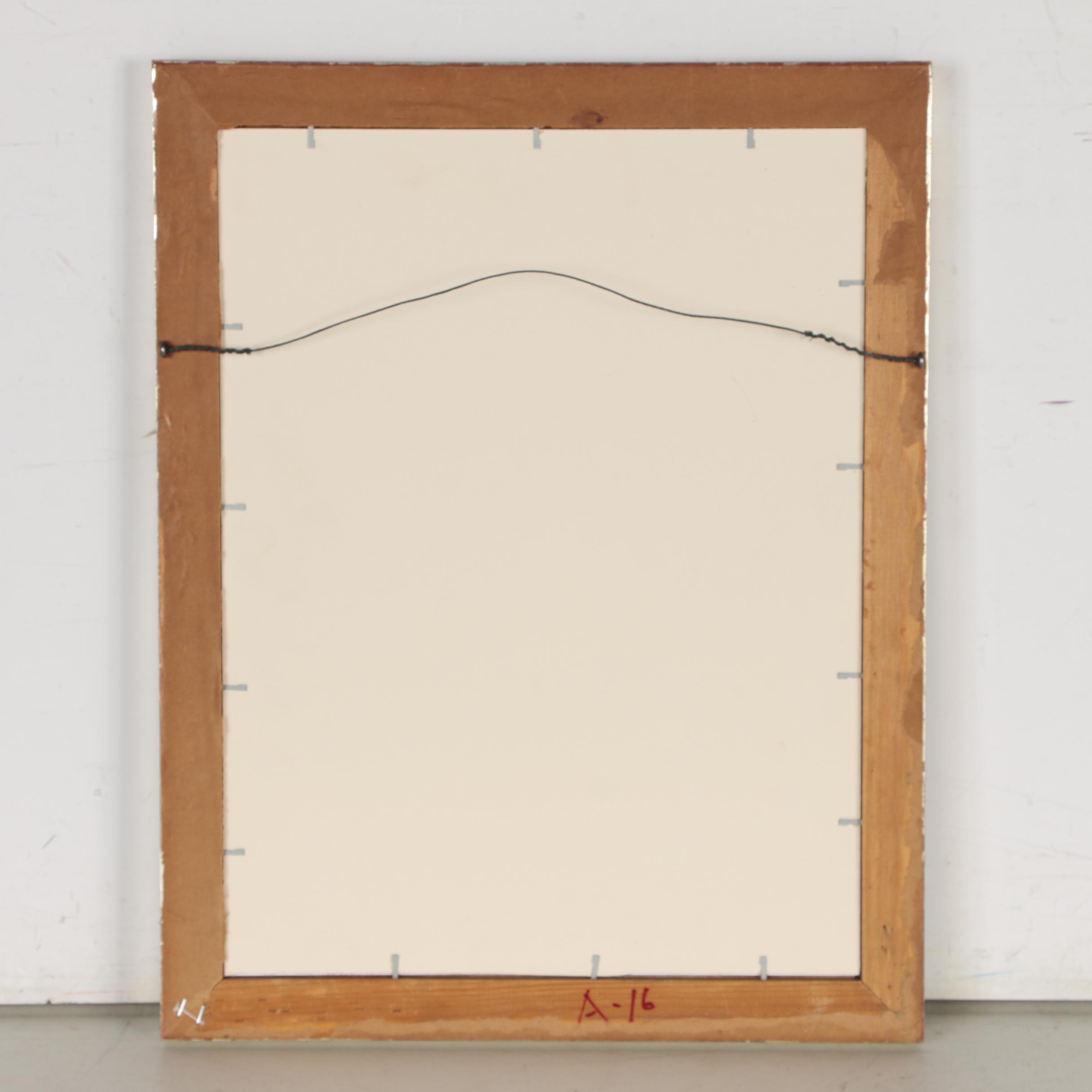 Edmond J. Fitzgerald Pen & Ink Nude Figure Drawing