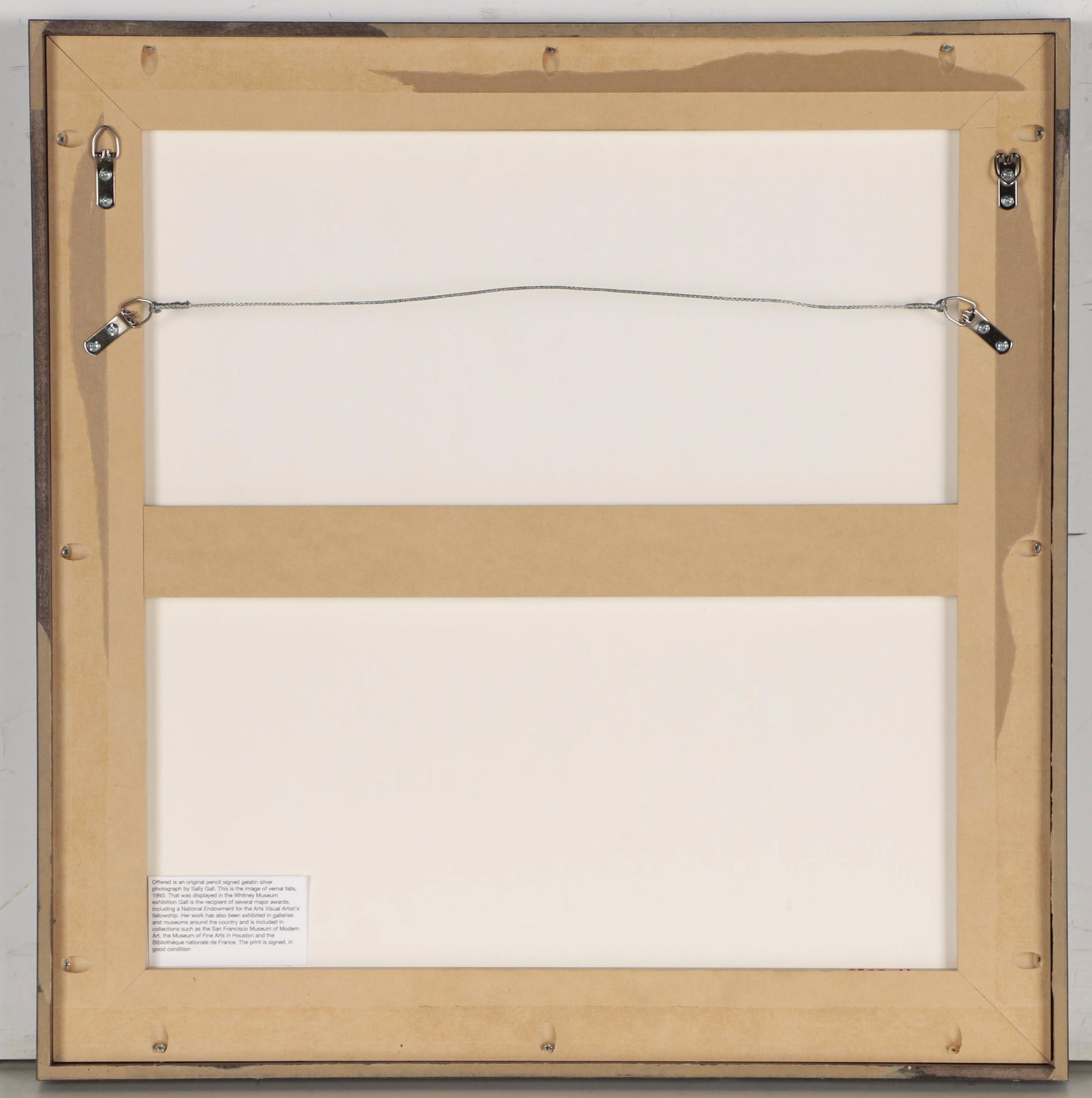 Sally Gall Silver Gelatin Photograph "Vernal Falls", 1993