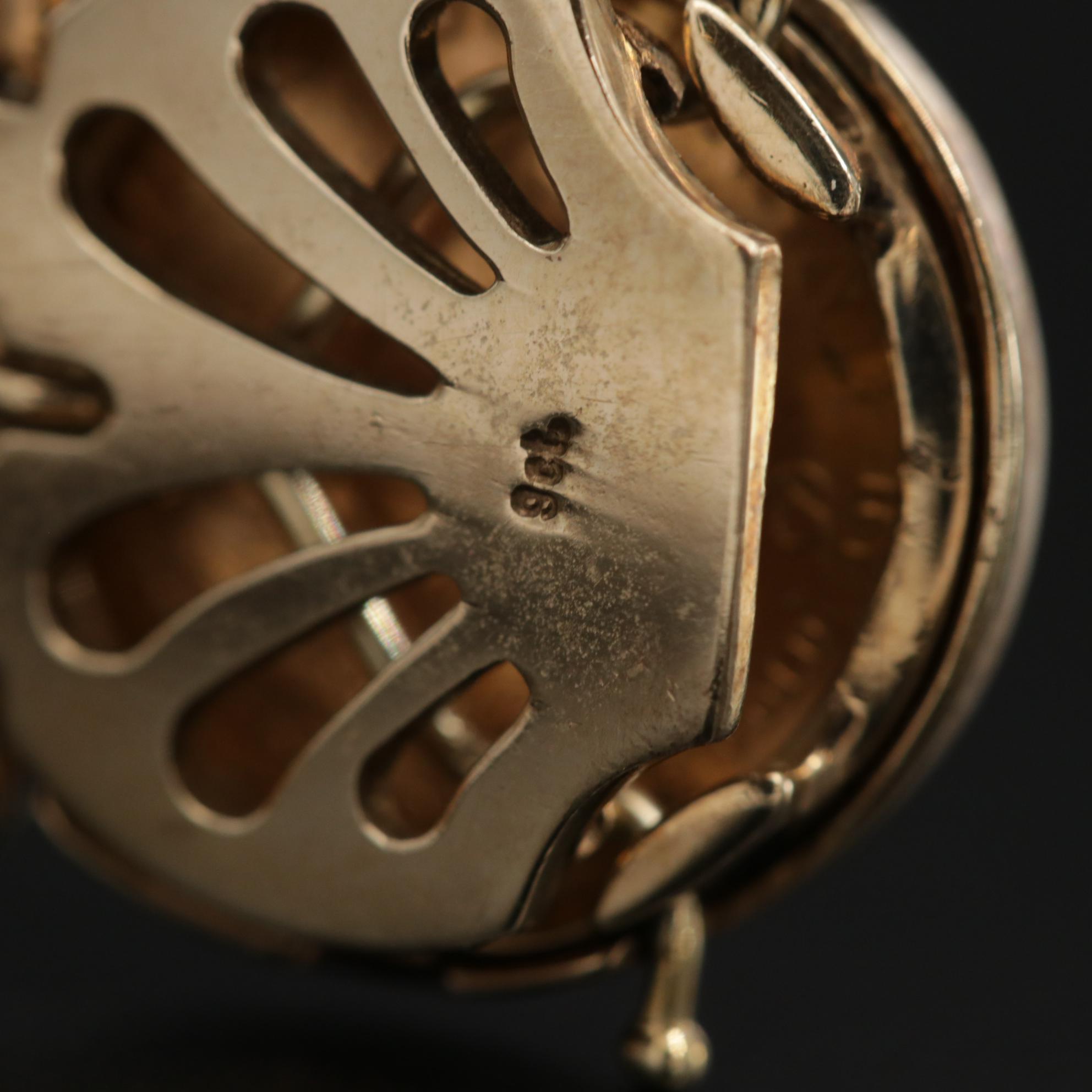 9K Gold Bracelet with South African Gold Krugerrands