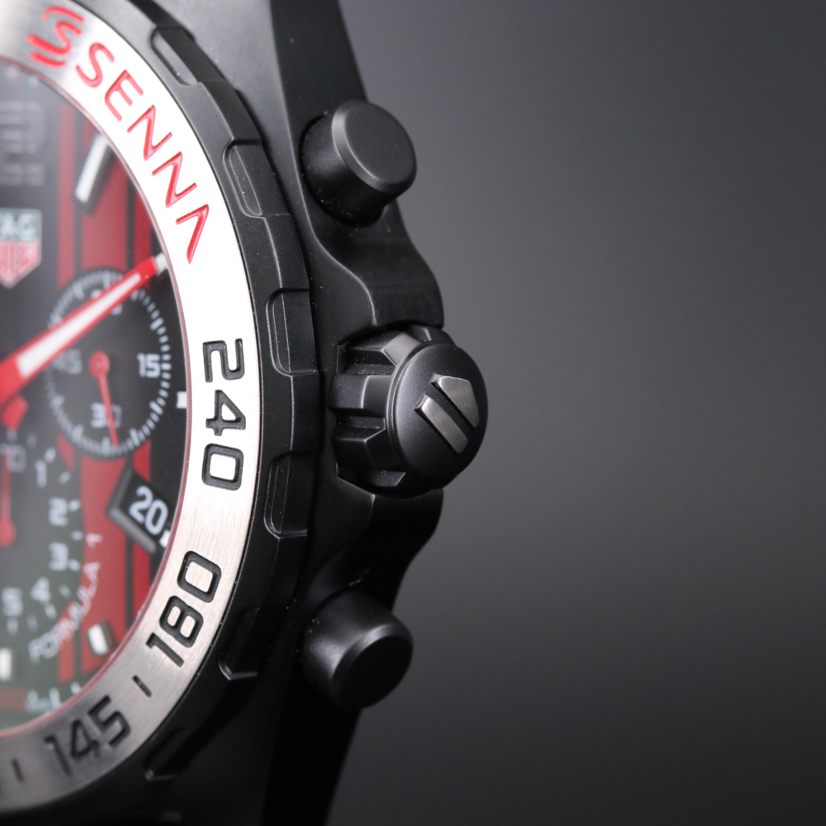 TAG Heuer Formula 1 Ayrton Senna Edition Stainless Steel Chronograph Watch