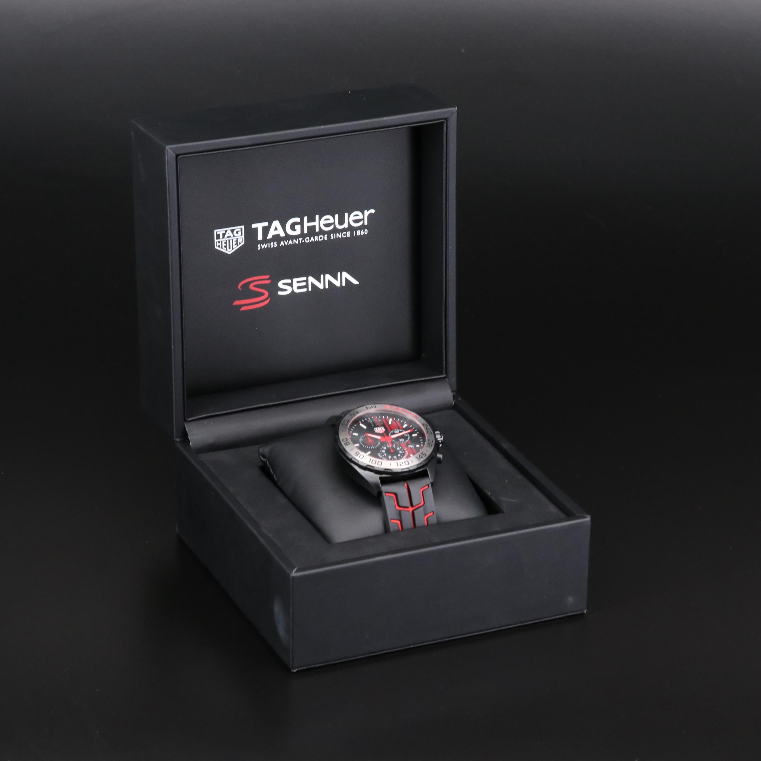 TAG Heuer Formula 1 Ayrton Senna Edition Stainless Steel Chronograph Watch