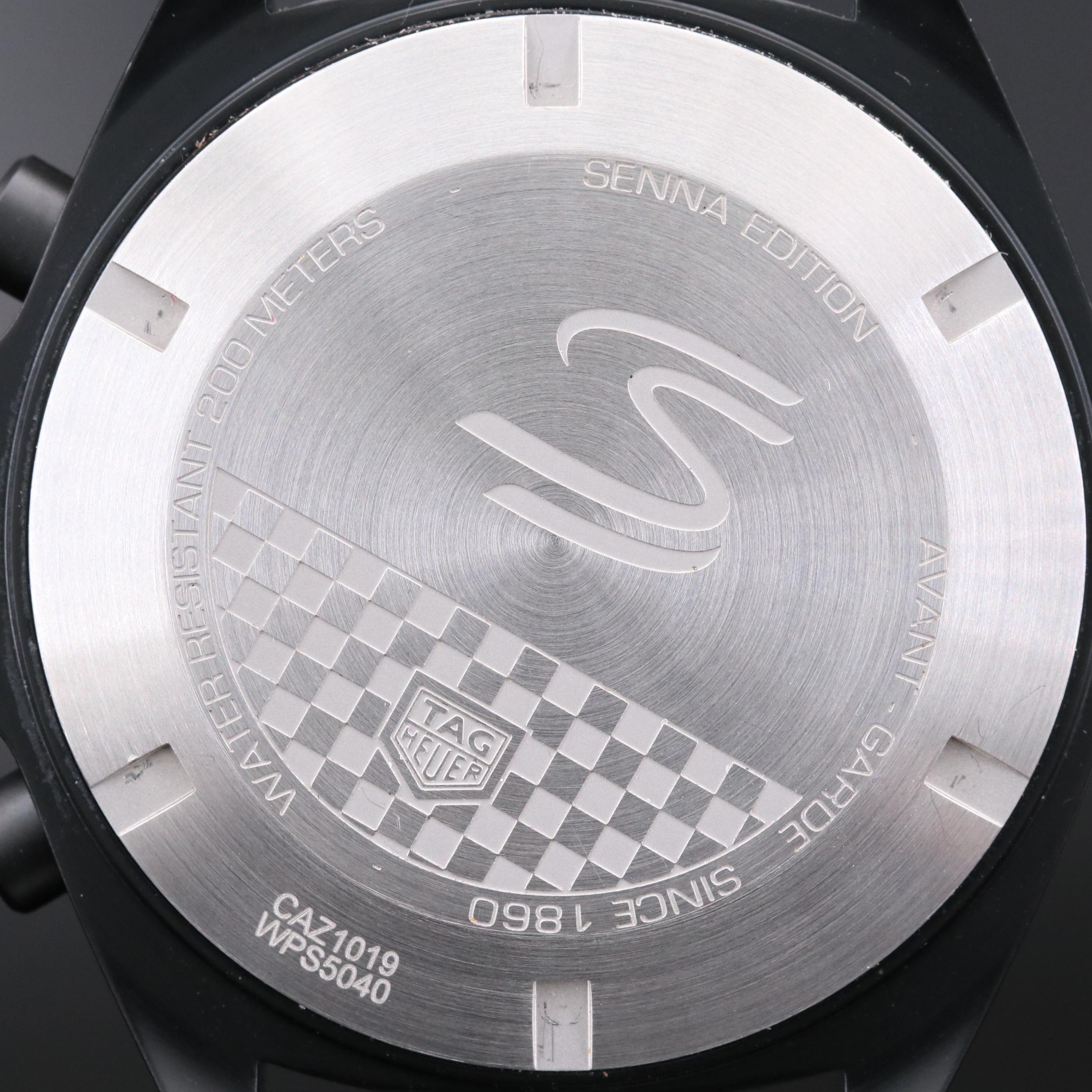 TAG Heuer Formula 1 Ayrton Senna Edition Stainless Steel Chronograph Watch