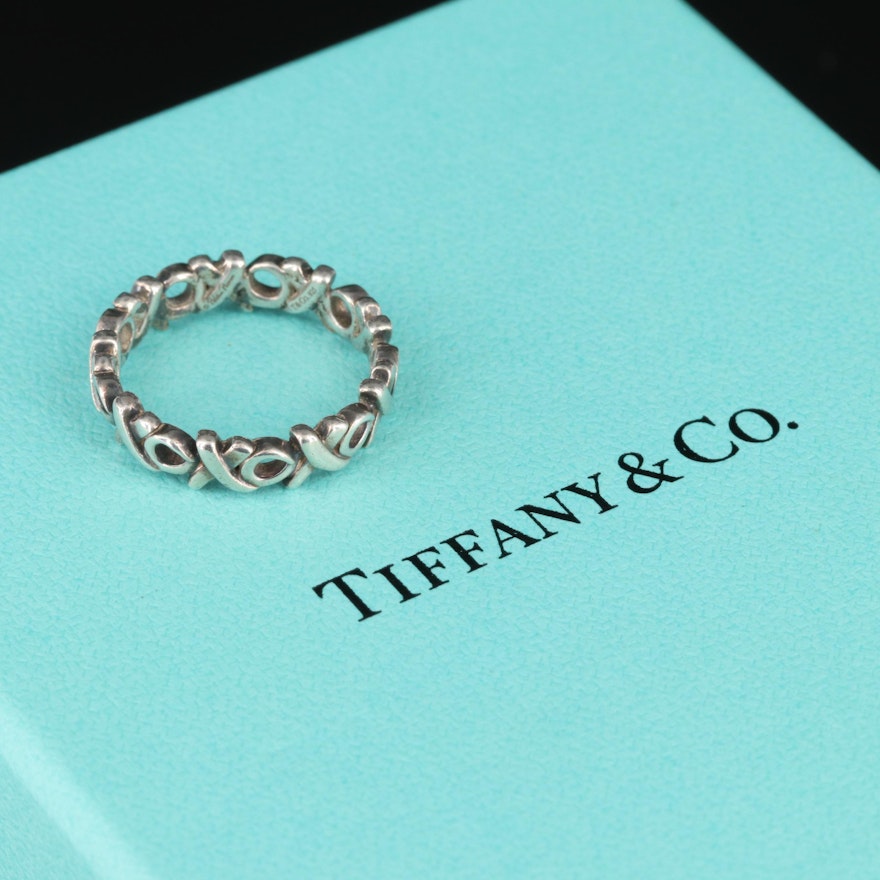 Paloma Picasso for Tiffany & Co. "Love and Kisses" Sterling Ring