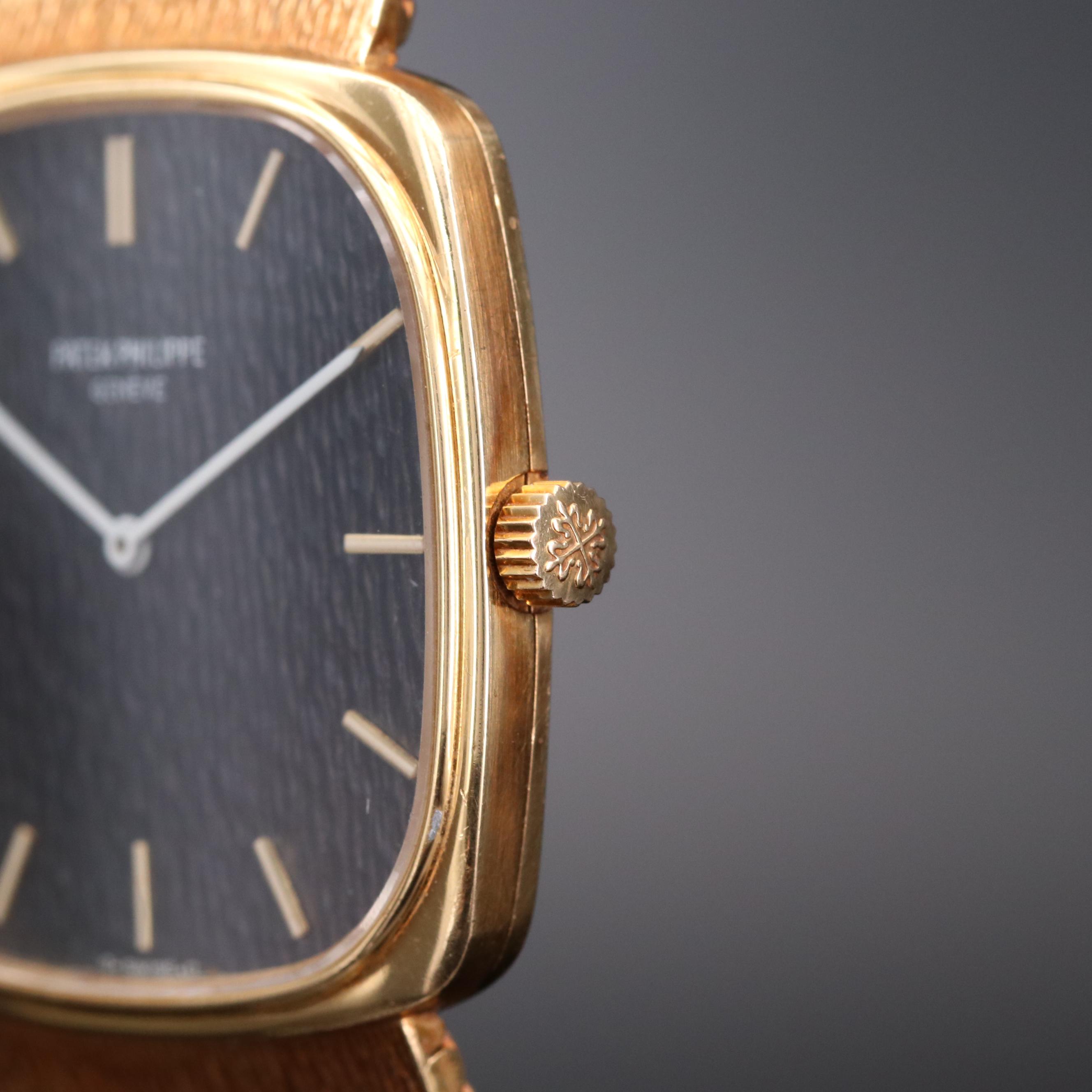 Vintage Patek Philippe Ref.3666/1 18K Gold Stem Wind Watch