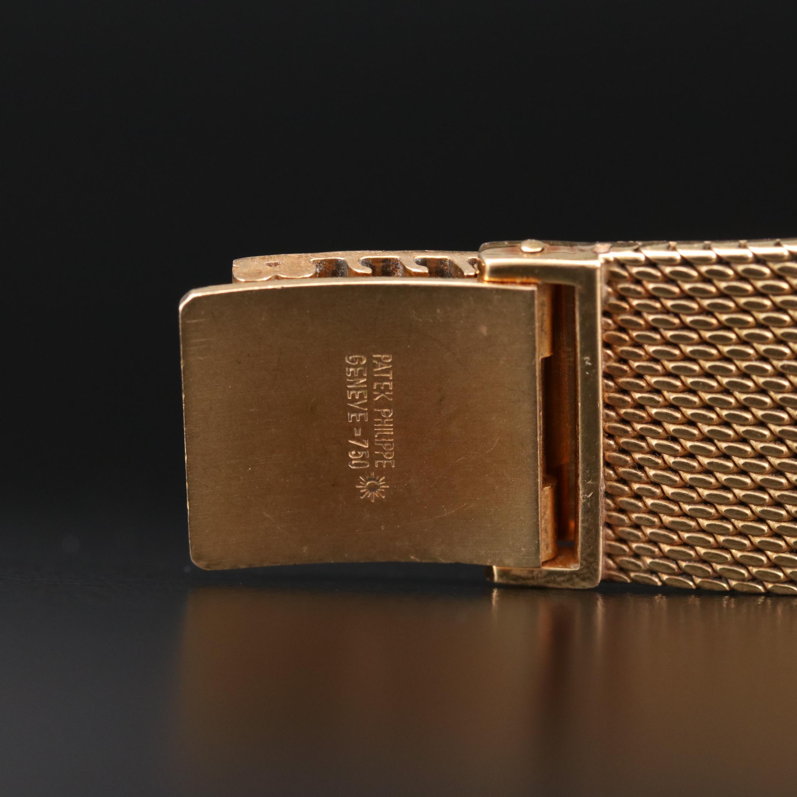 Vintage Patek Philippe Ref.3666/1 18K Gold Stem Wind Watch