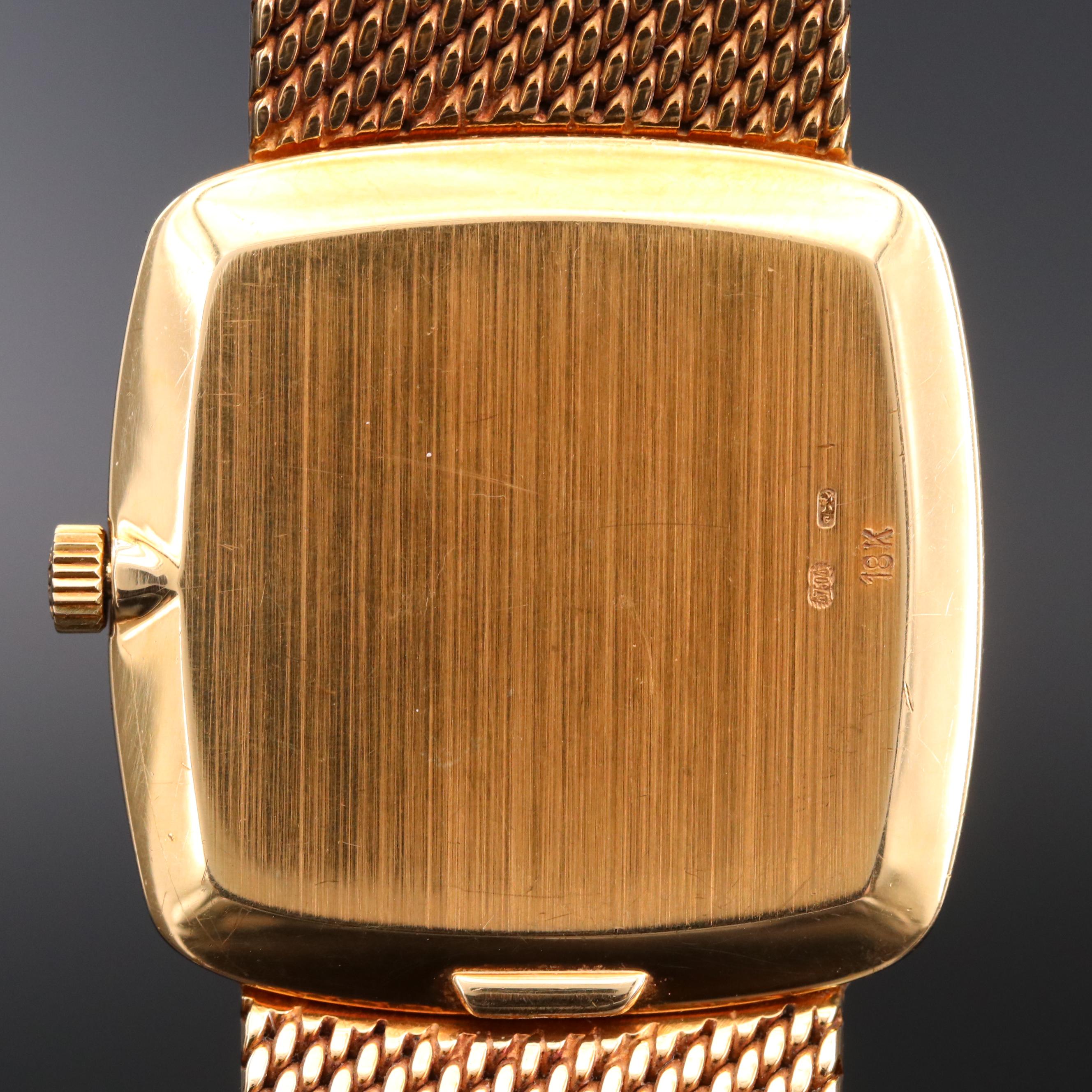 Vintage Patek Philippe Ref.3666/1 18K Gold Stem Wind Watch