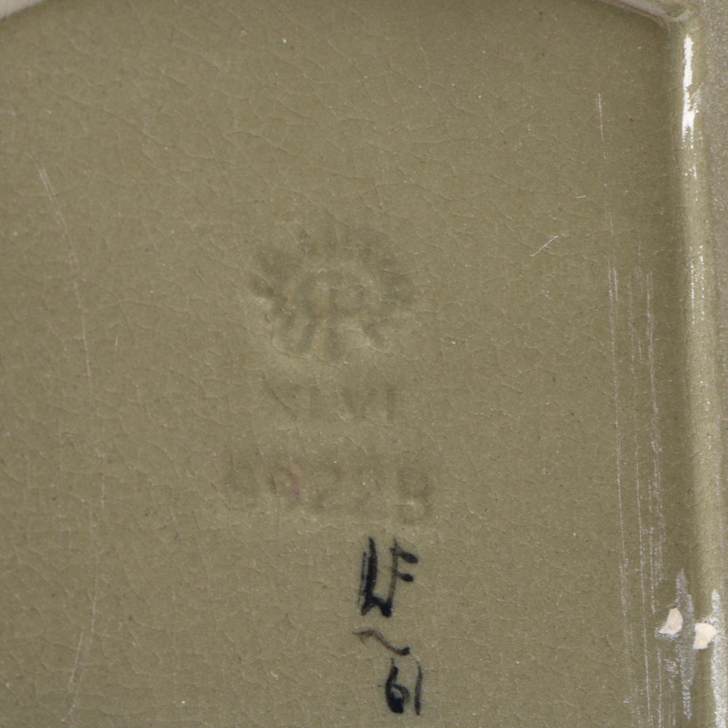 Lois Furukawa Rookwood Pottery Floral Painted Lidded Box, 1946