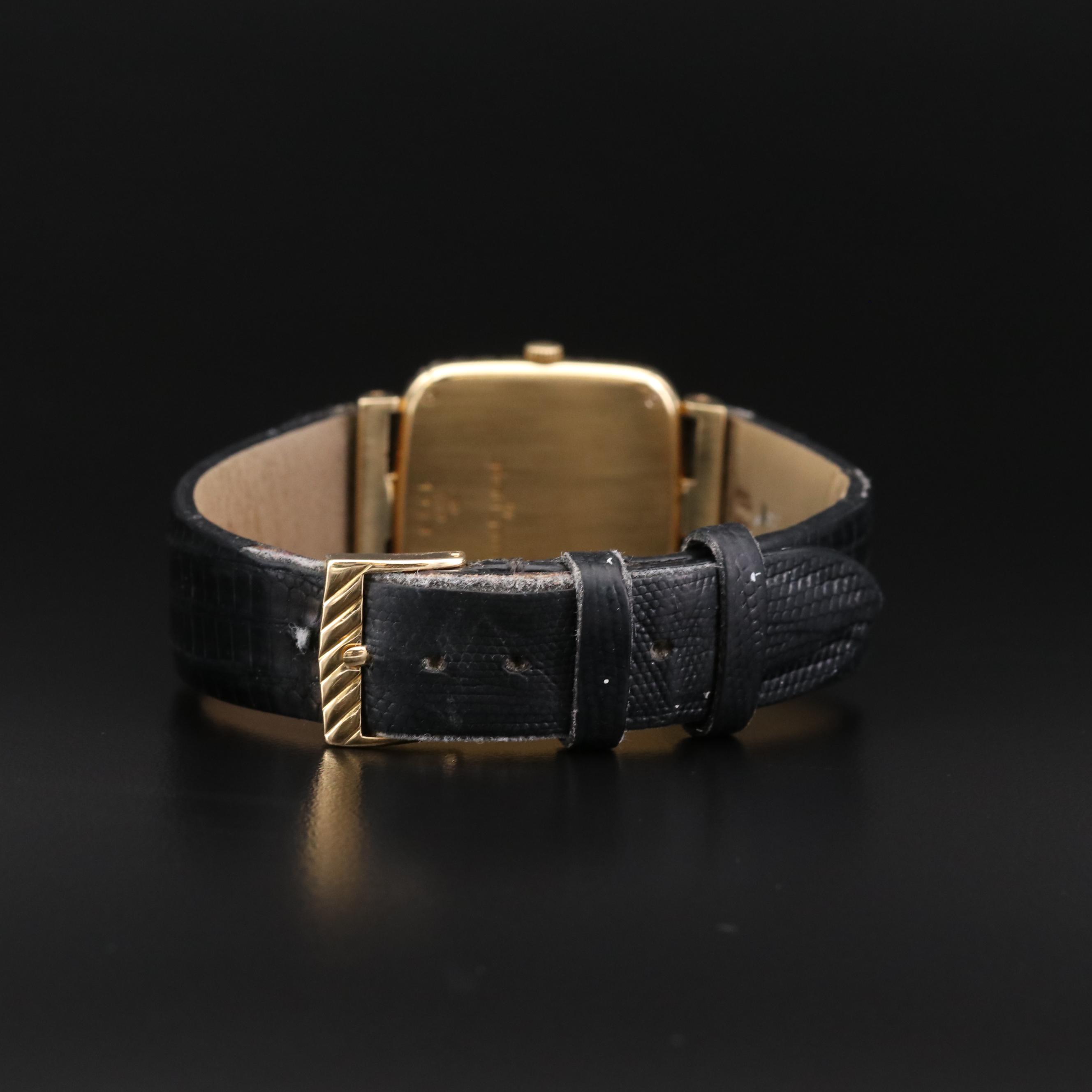 Vintage Concord For Van Cleef & Arpels Diamond and 18K Gold Watch