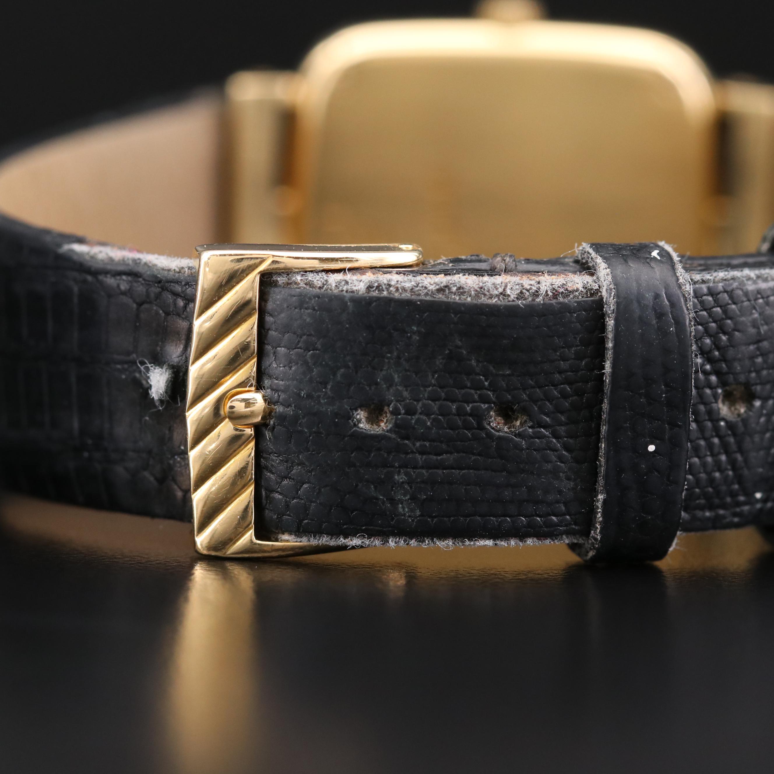 Vintage Concord For Van Cleef & Arpels Diamond and 18K Gold Watch