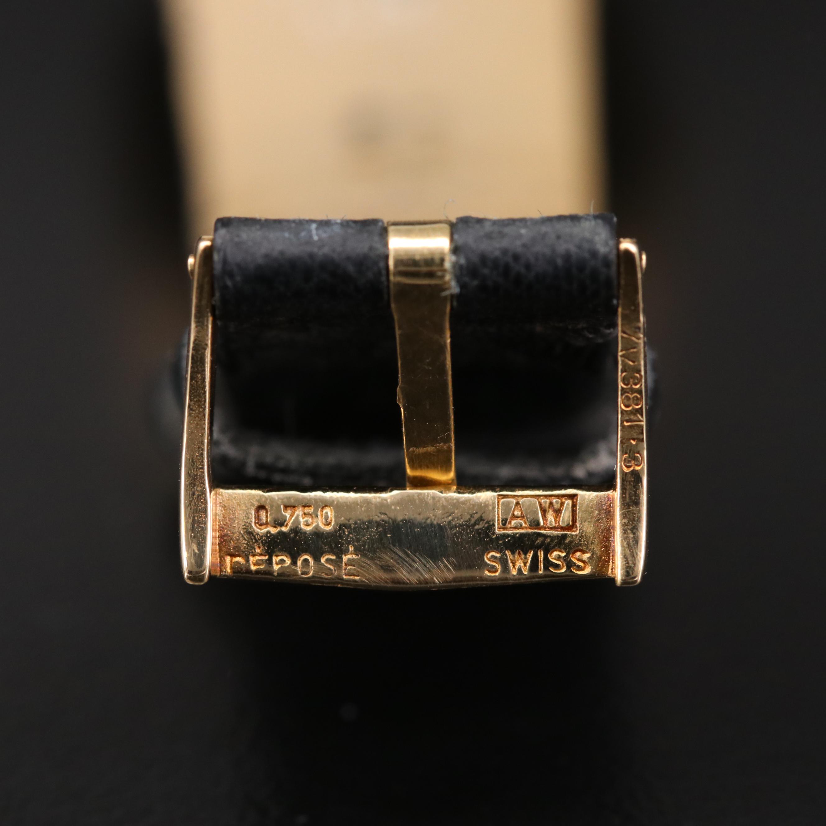 Vintage Concord For Van Cleef & Arpels Diamond and 18K Gold Watch