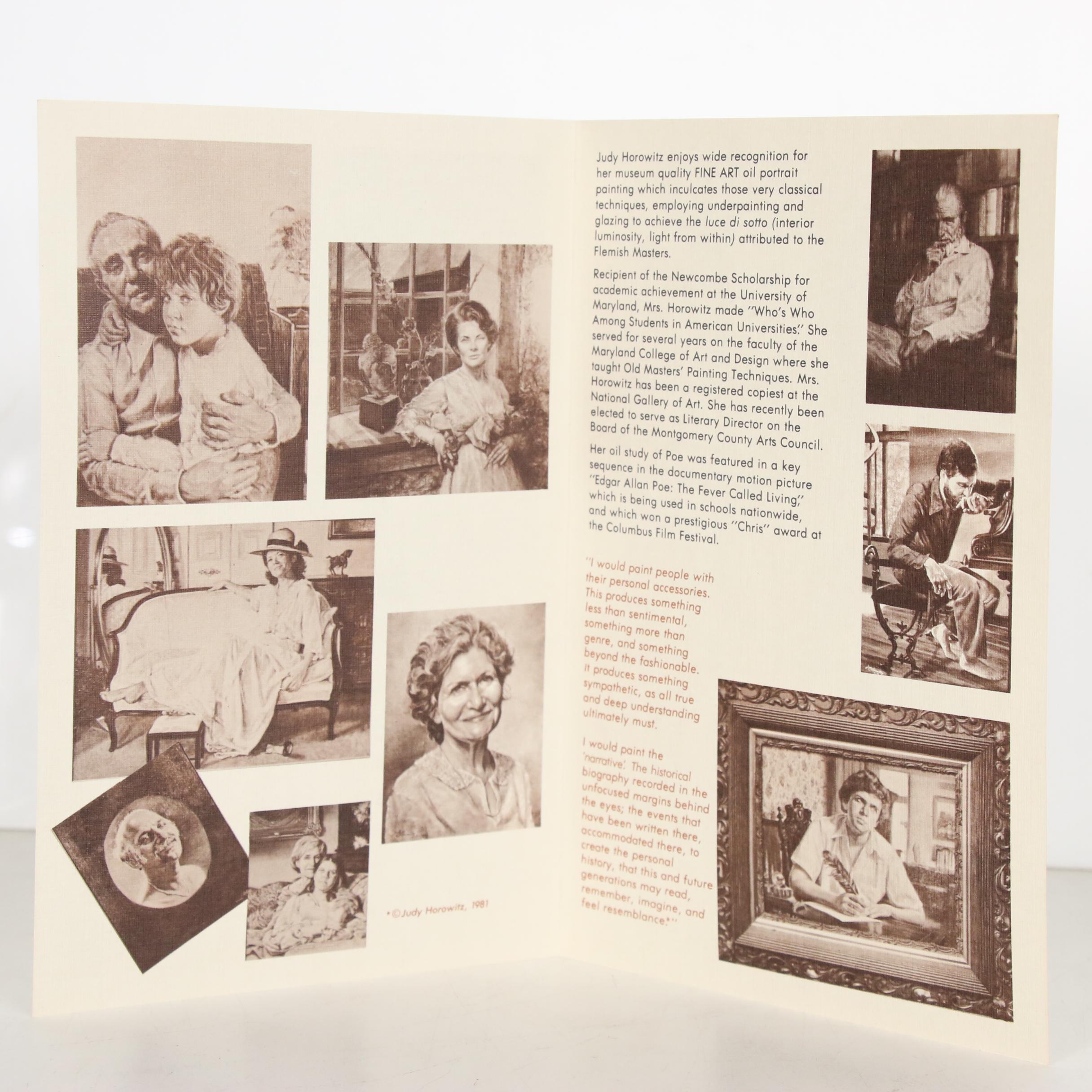 Judy Horowitz Oil Painting Portrait of Robert Frost, 1999