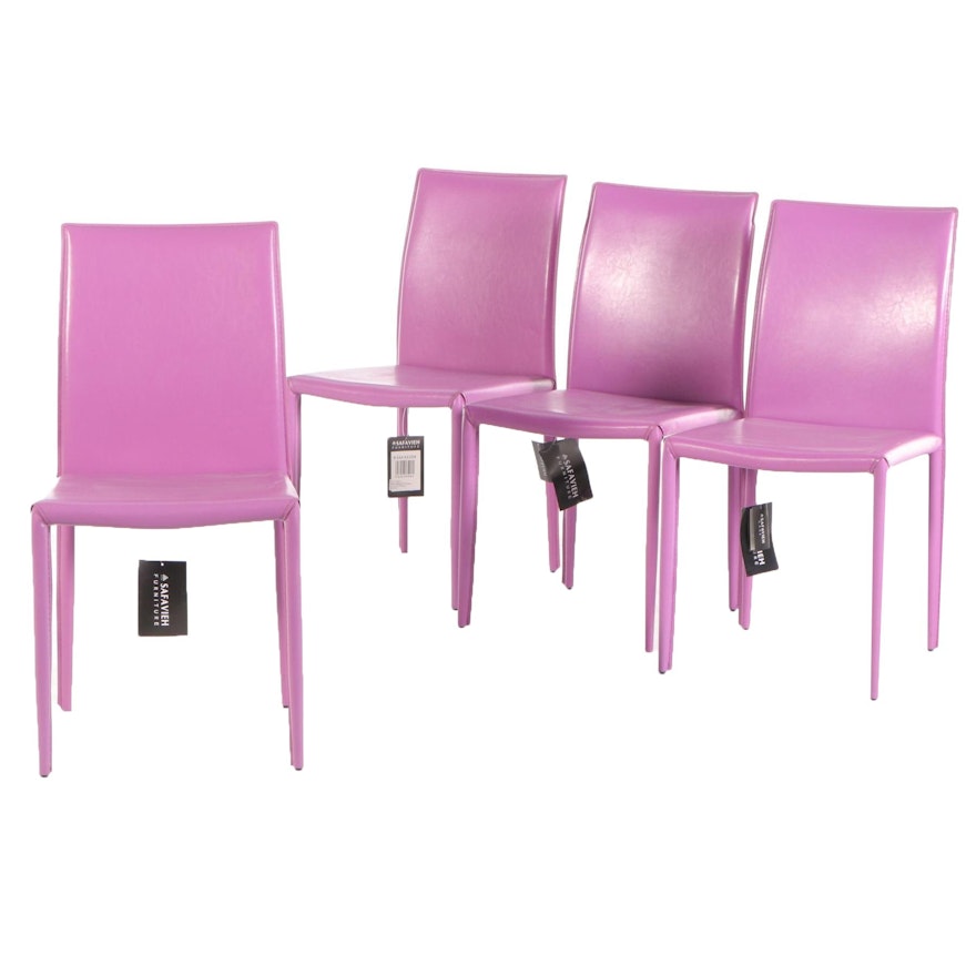 Safavieh Karna Vinyl Upholstered Dining Chairs