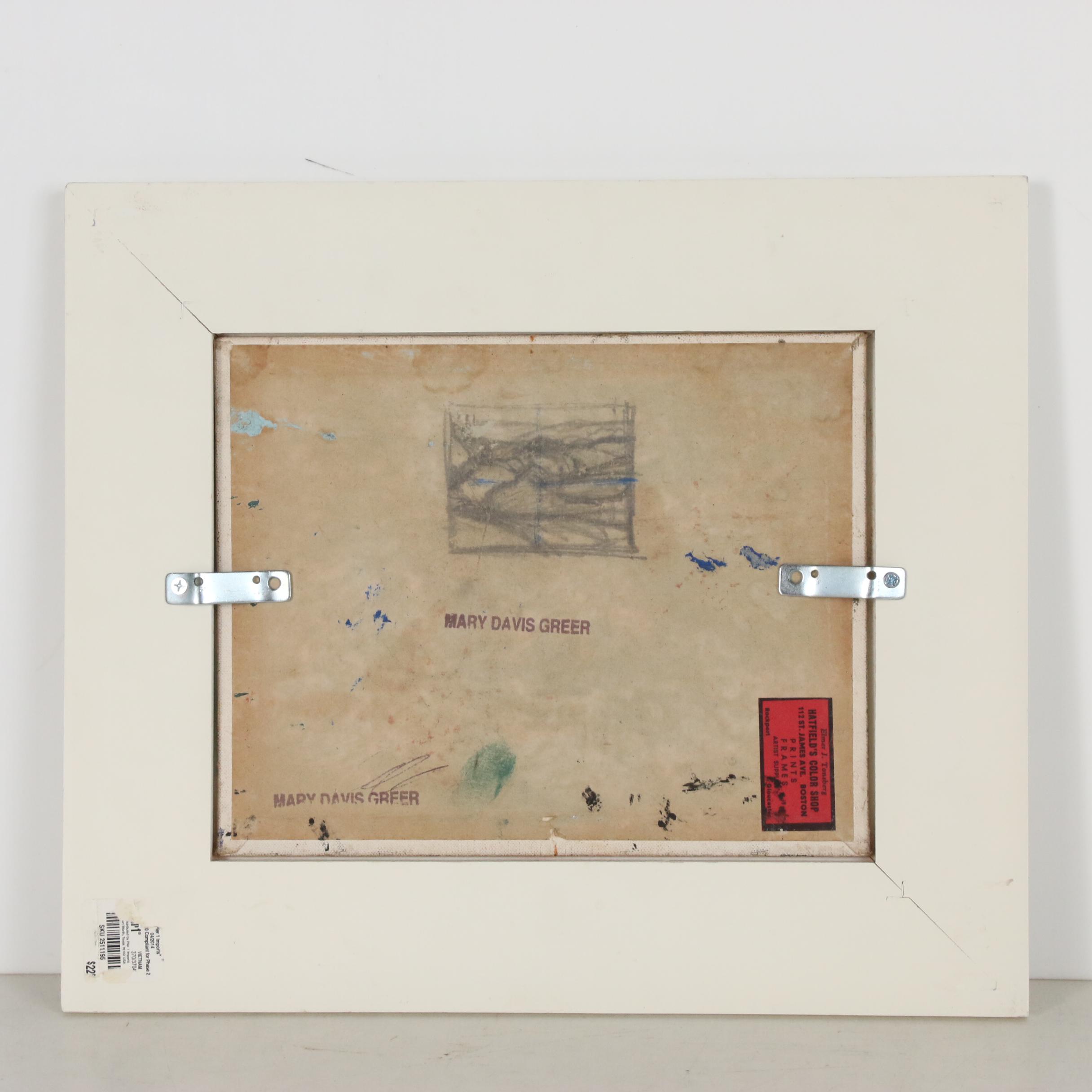 Mary Davis Greer Landscape Oil Painting