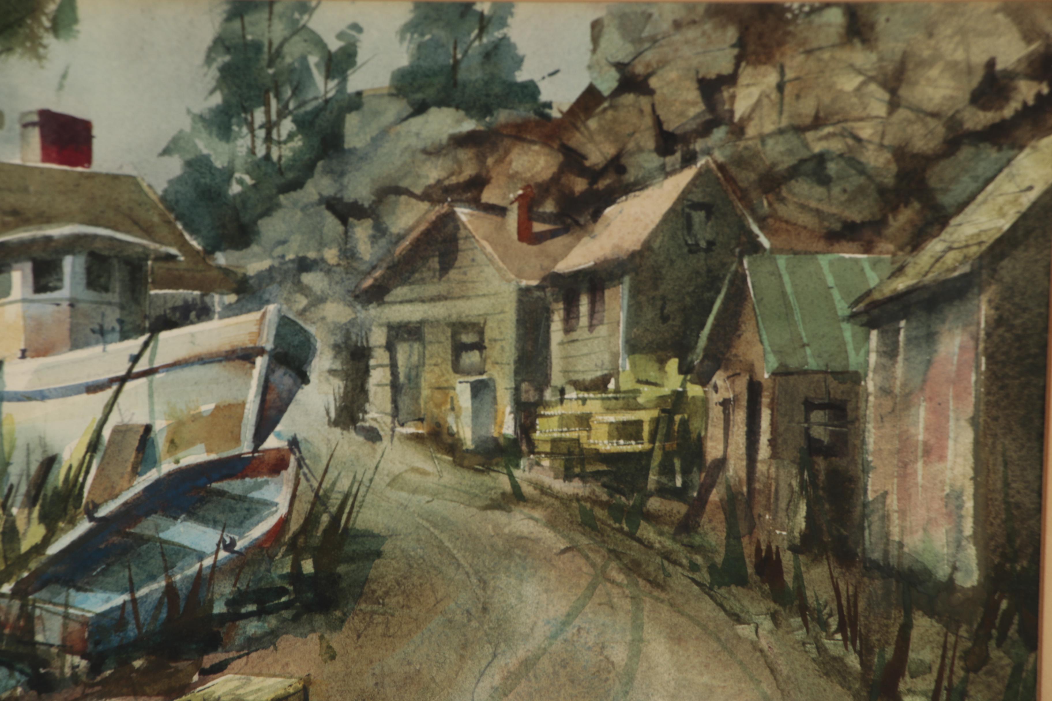 Samuel Leitman Watercolor Painting