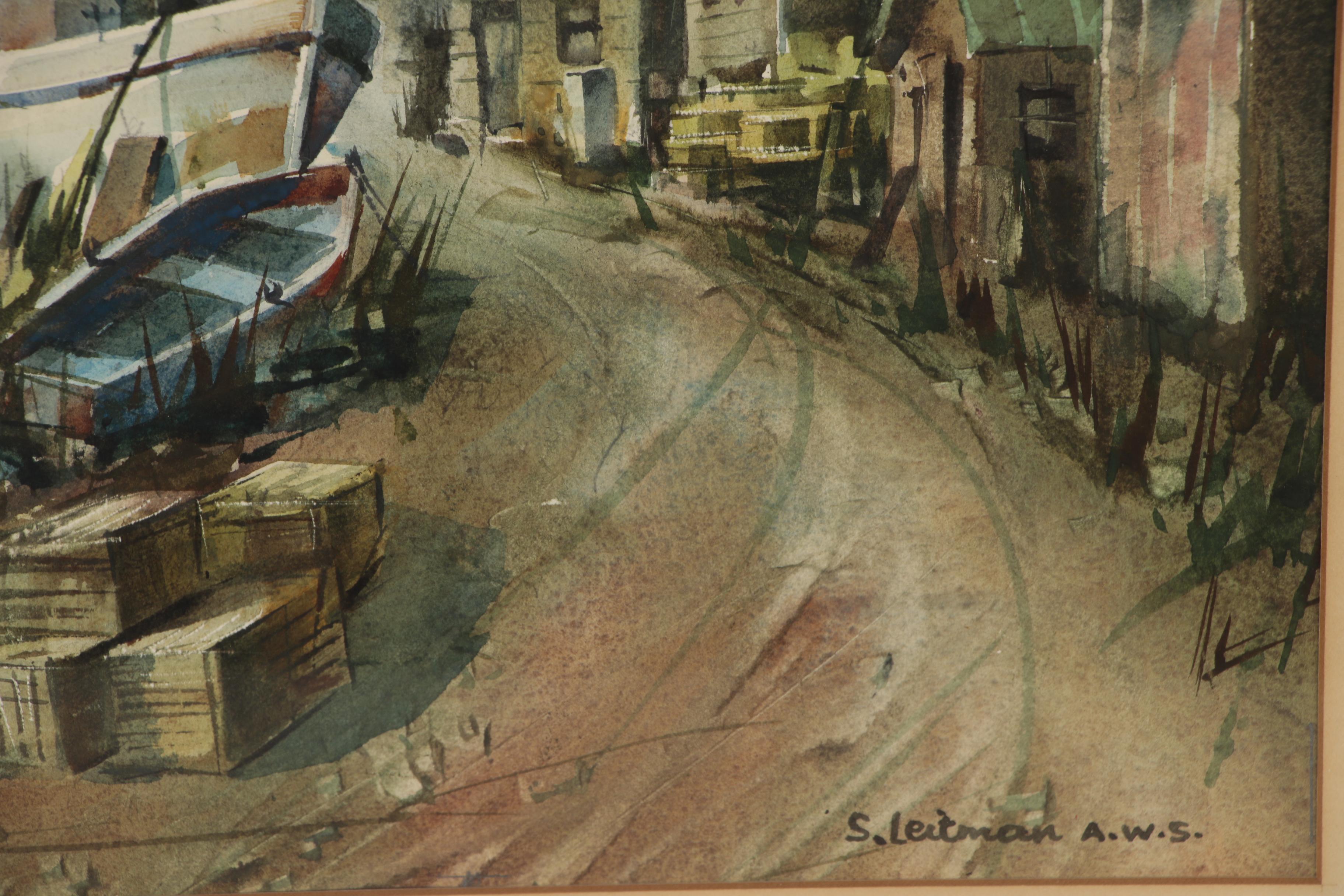 Samuel Leitman Watercolor Painting