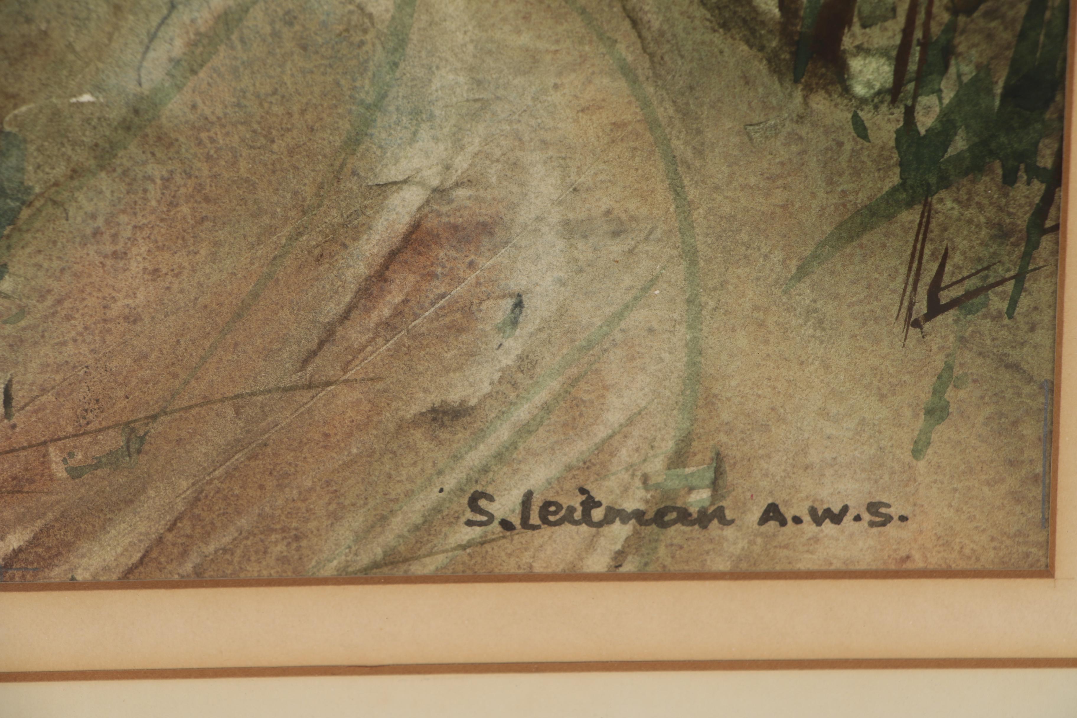 Samuel Leitman Watercolor Painting