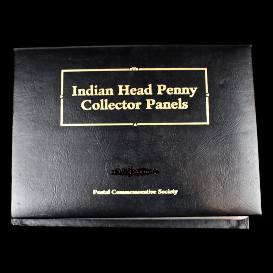 Indian Head Penny and US Native American Stamp Collection