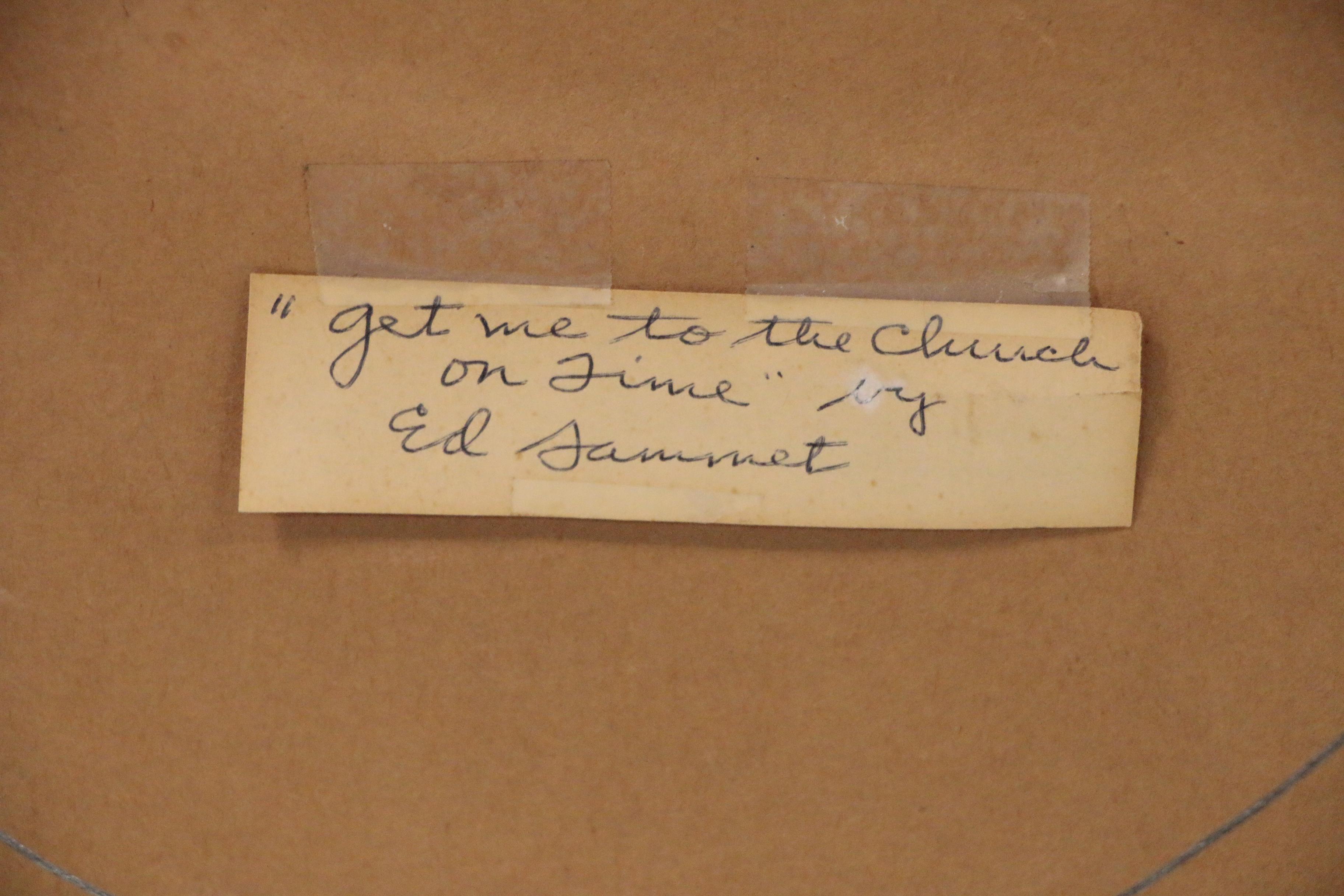 Edwin Sammet Oil Painting "Get Me to the Church on Time"