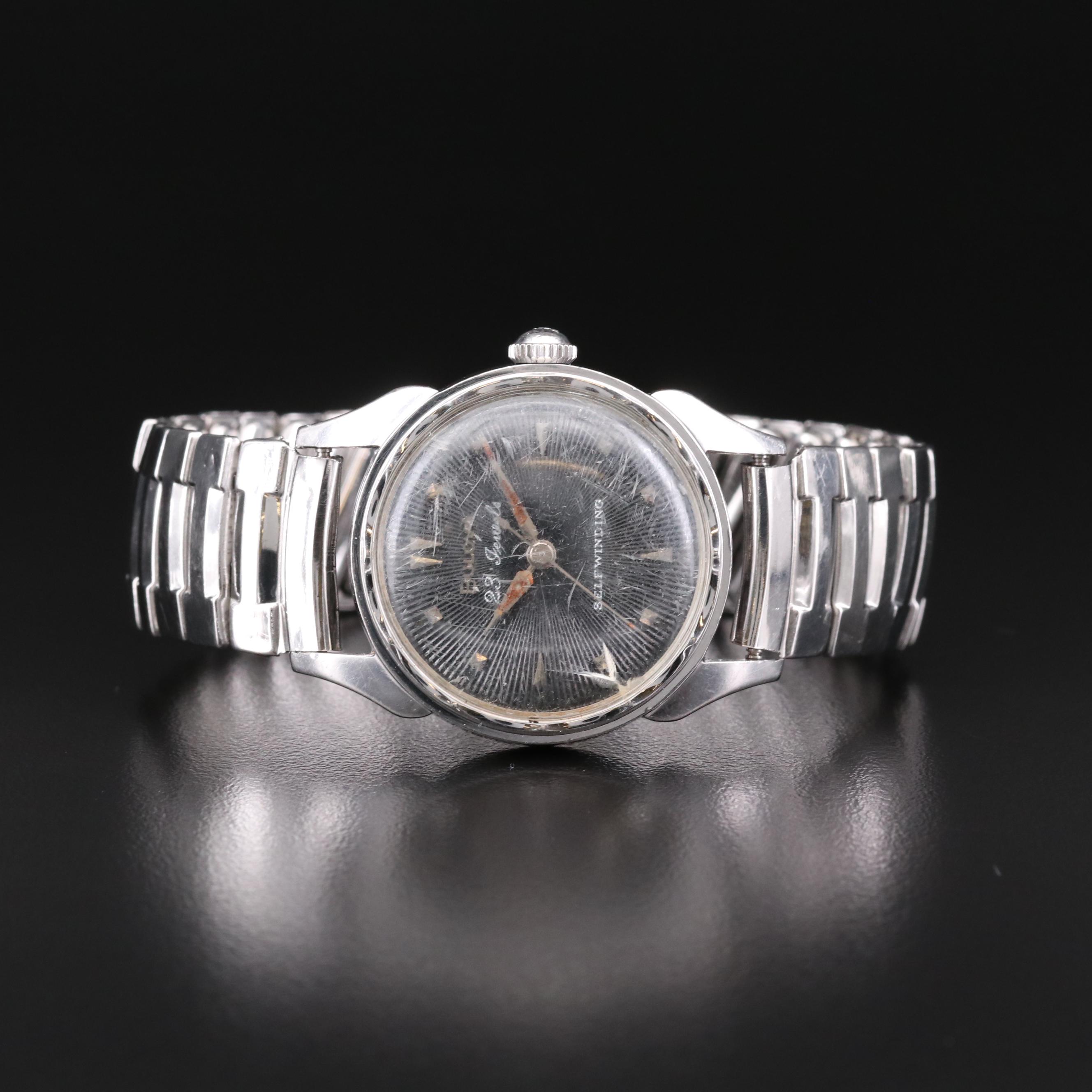 Vintage Bulova Stainless Steel Automatic Watch